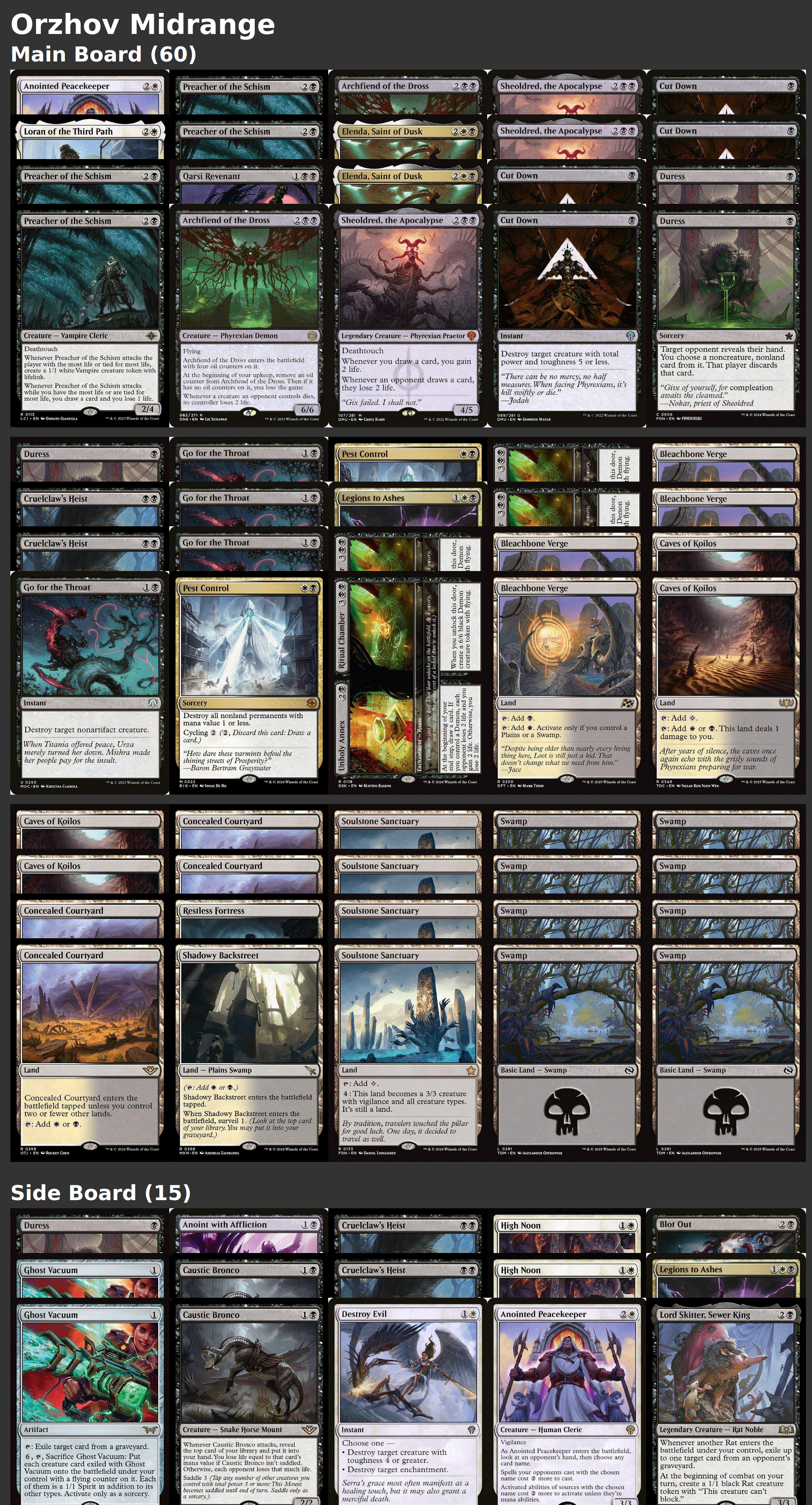 Orzhov Midrange