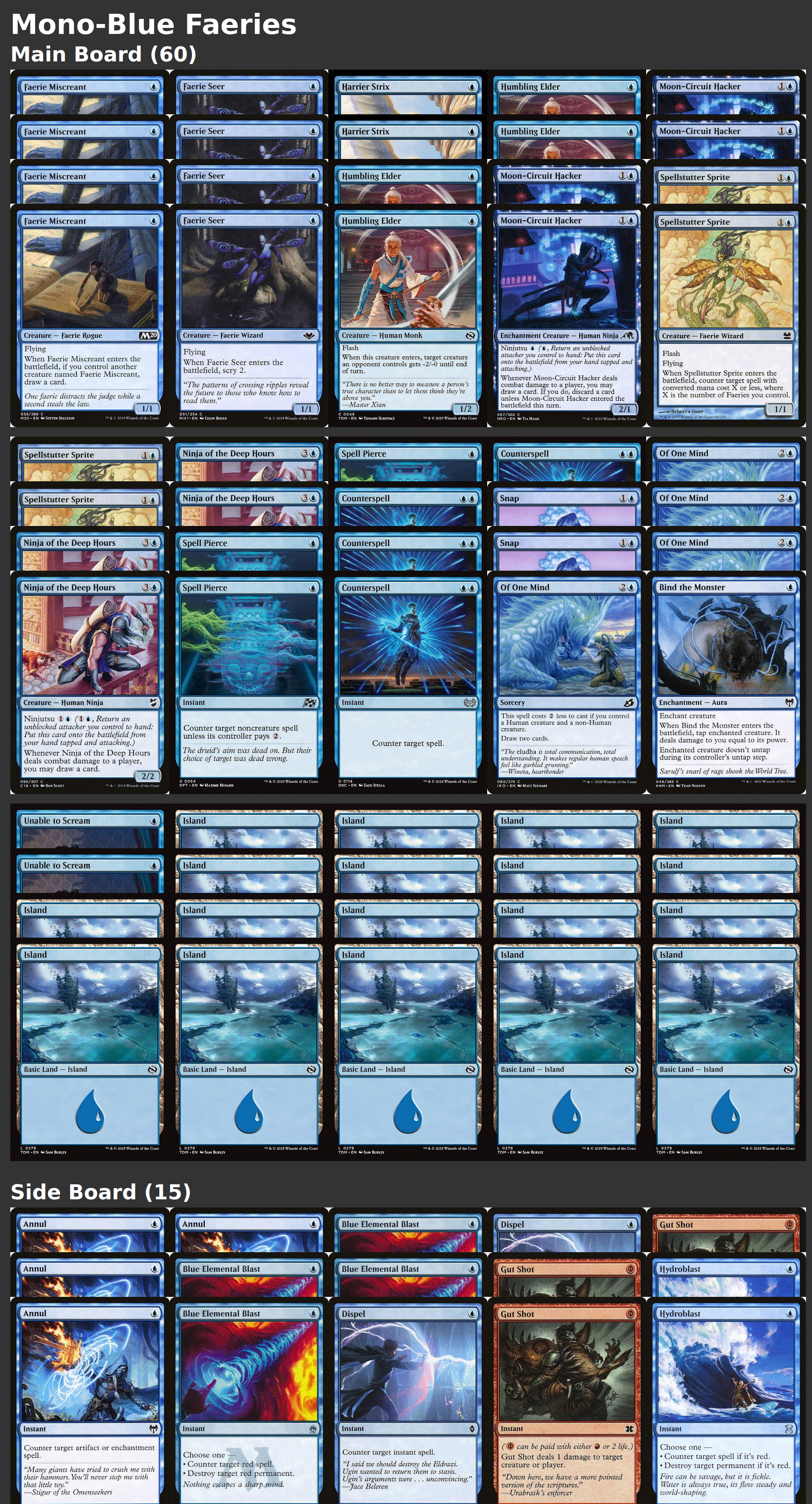 Mono-Blue Faeries