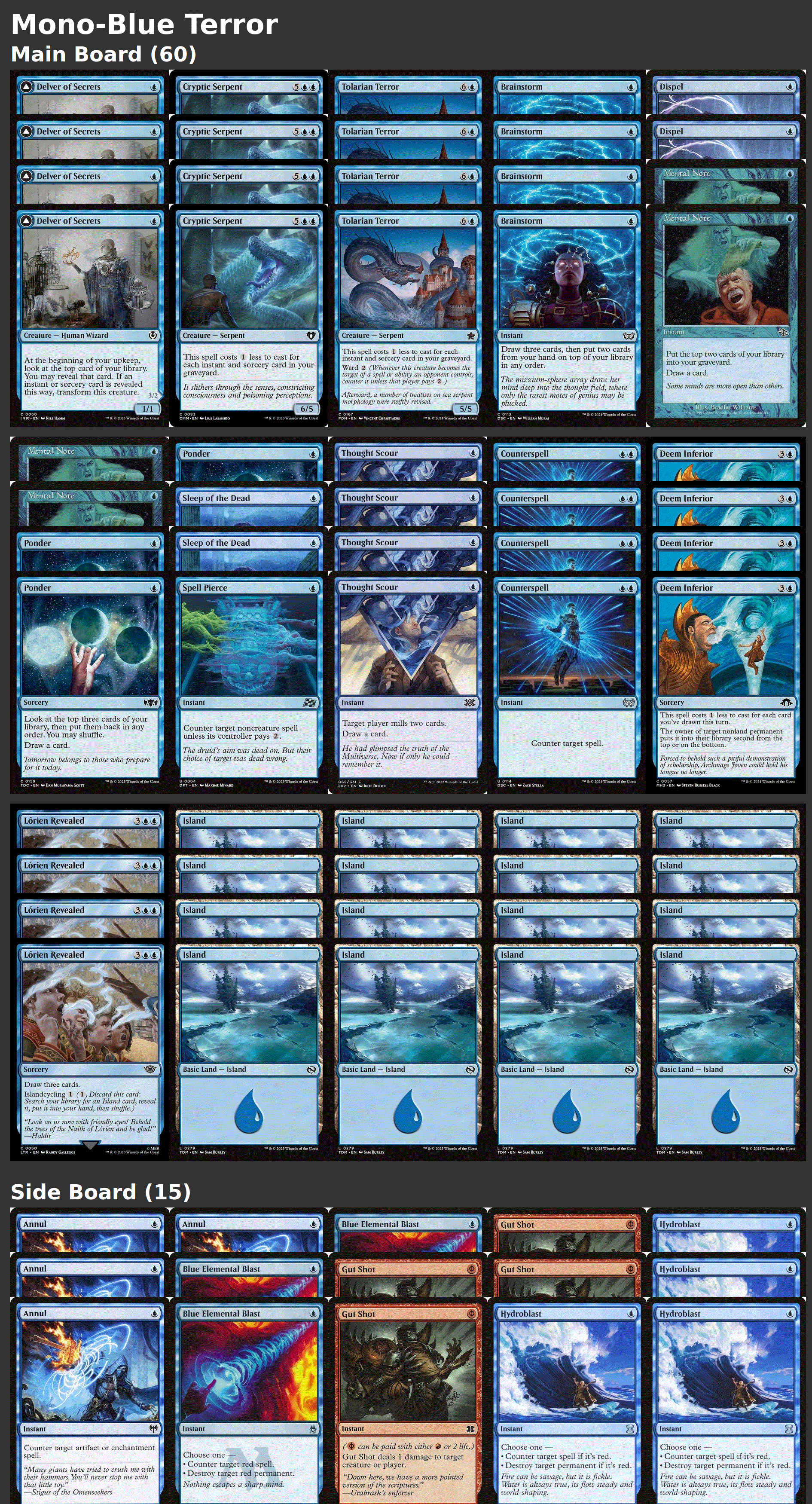 Mono-Blue Terror
