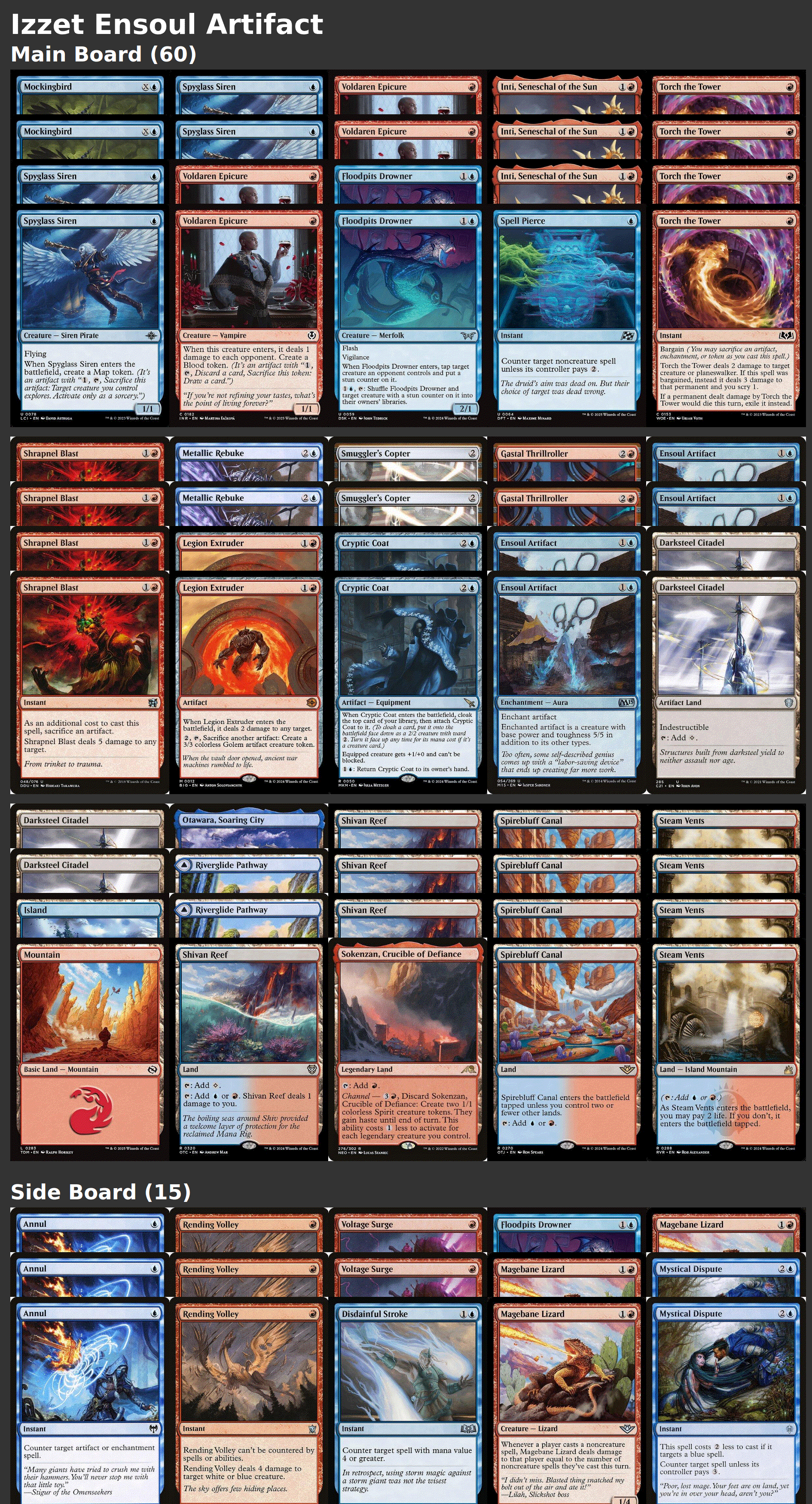 Izzet Ensoul Artifact