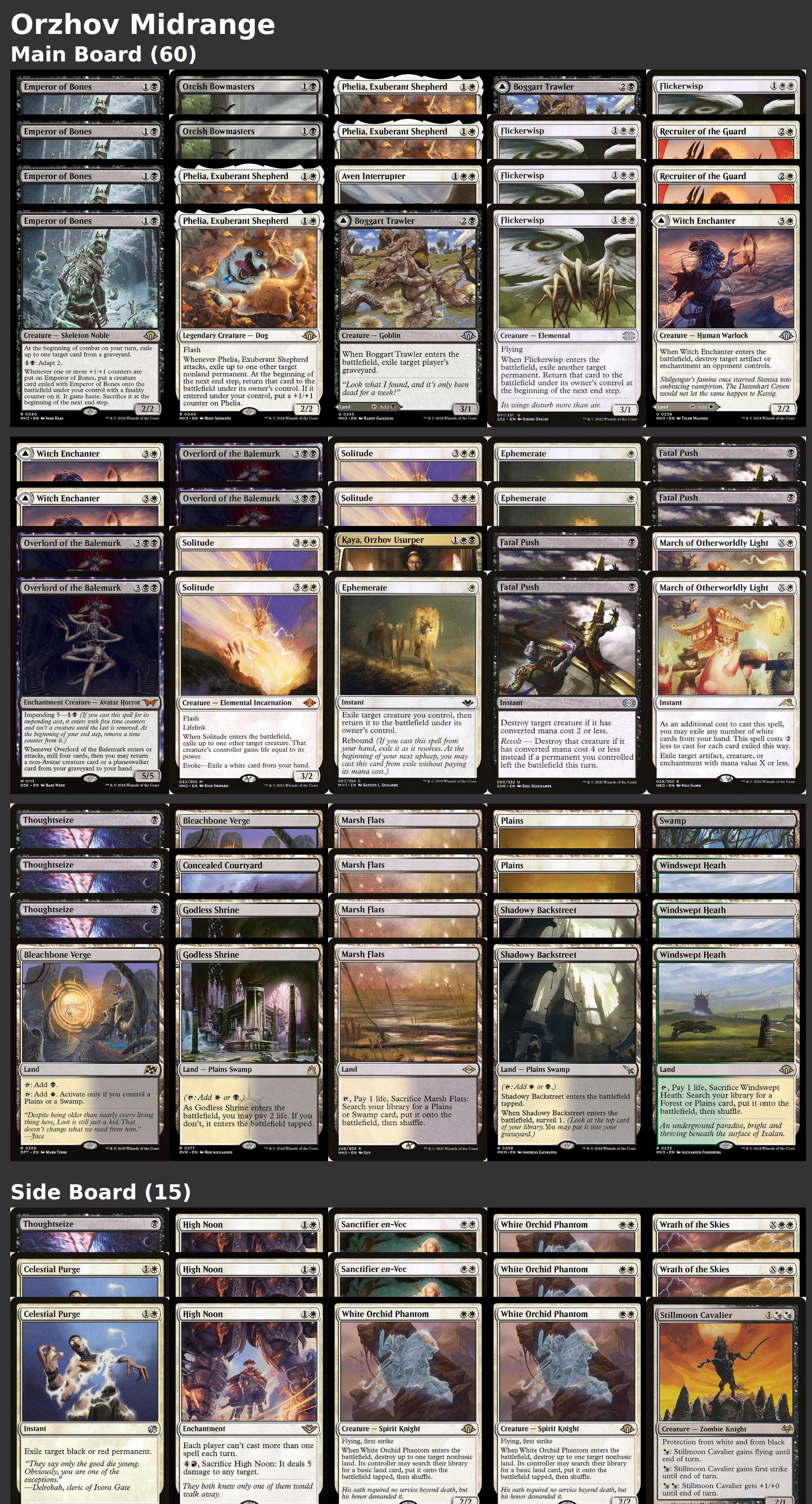 Orzhov Midrange