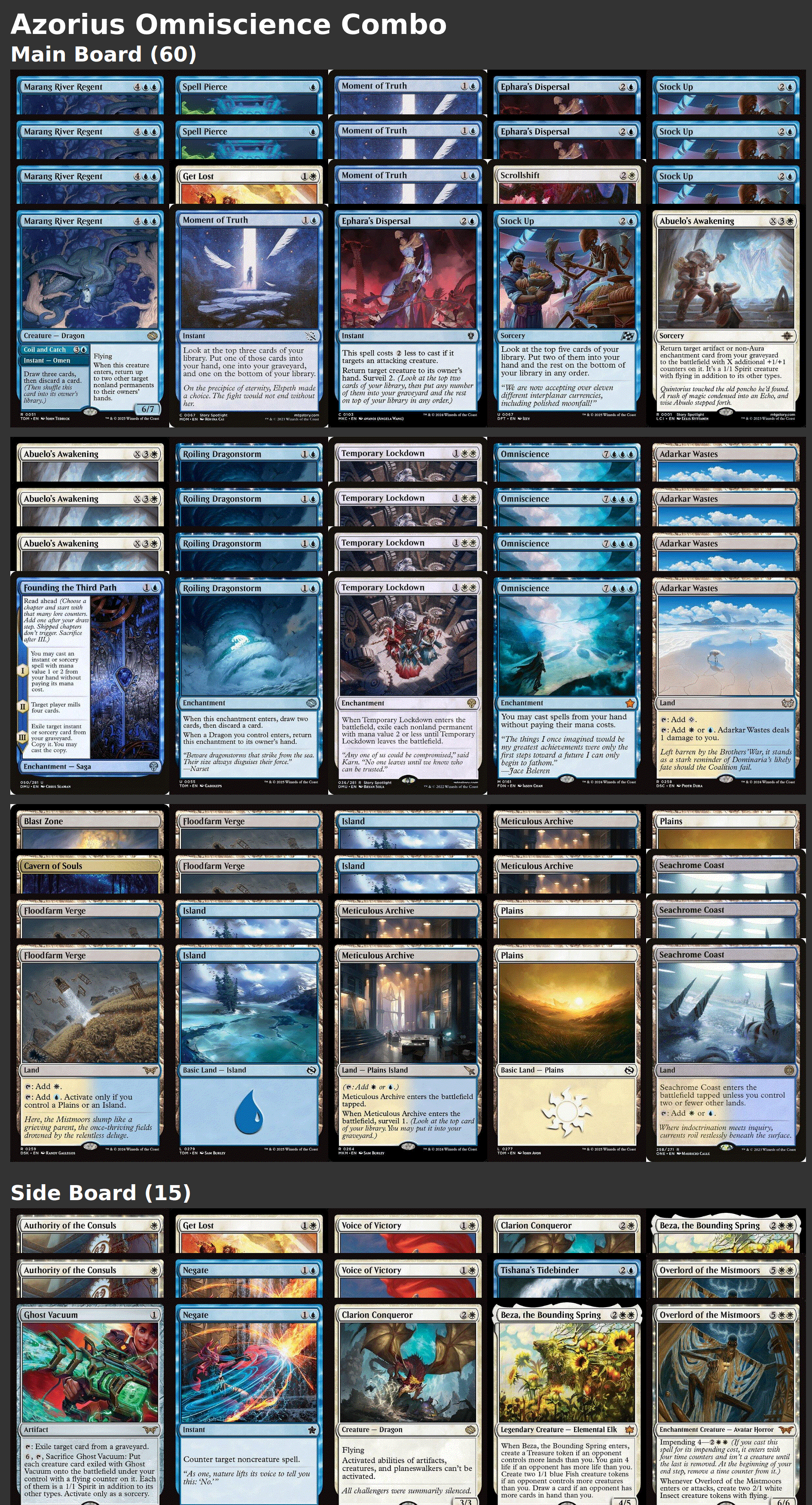 Azorius Omniscience Combo