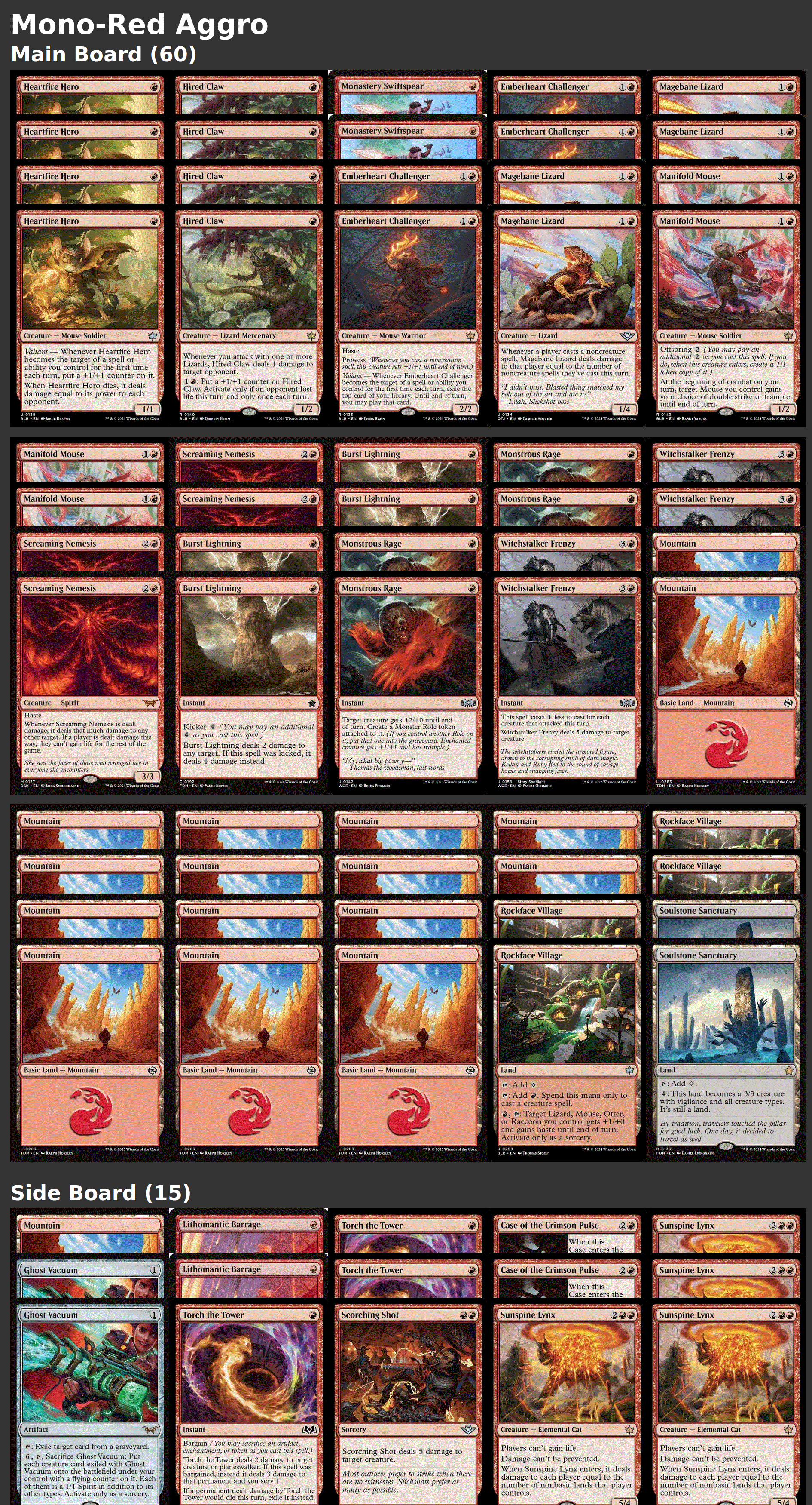 Mono-Red Aggro