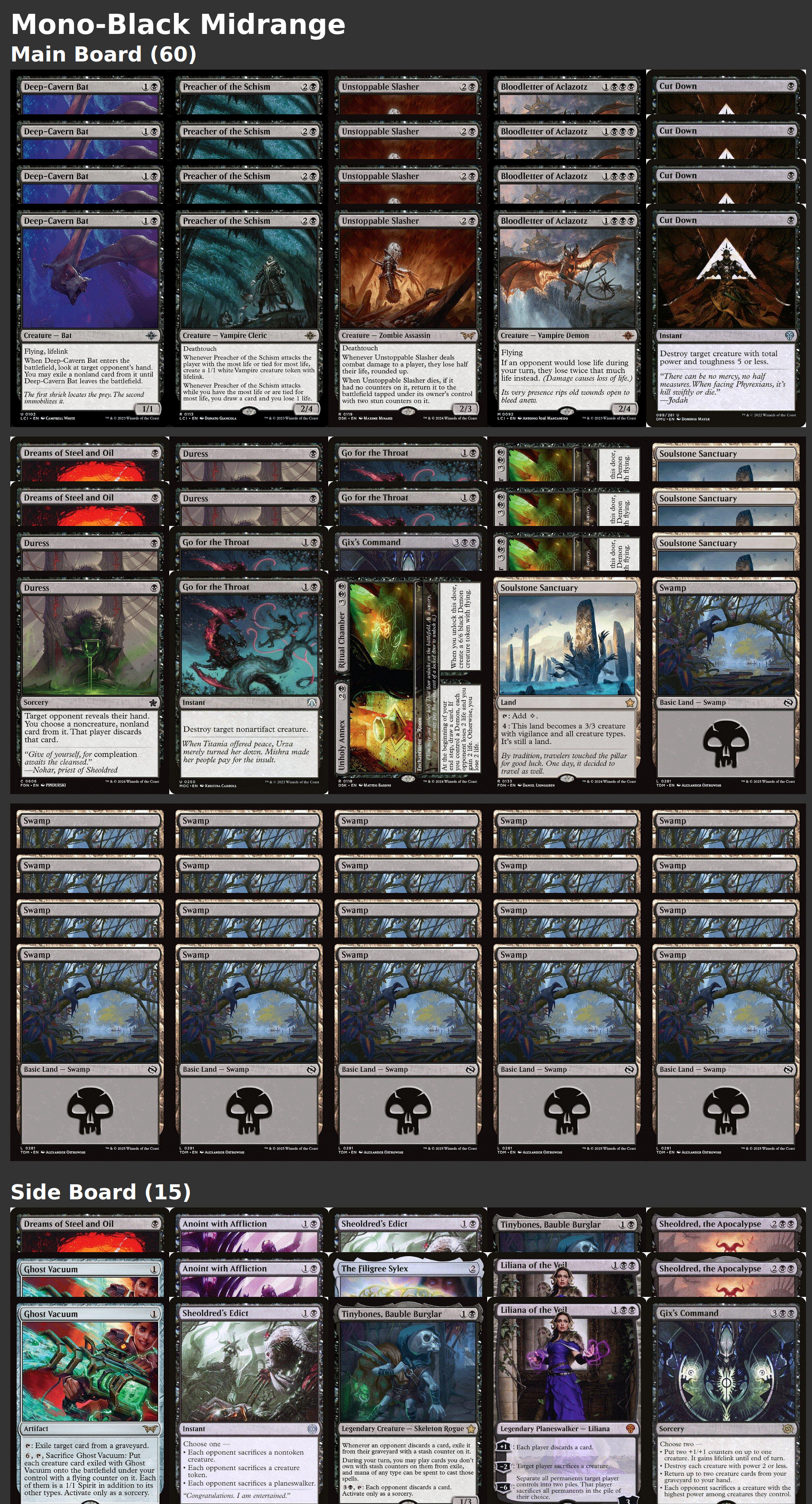 Mono-Black Midrange