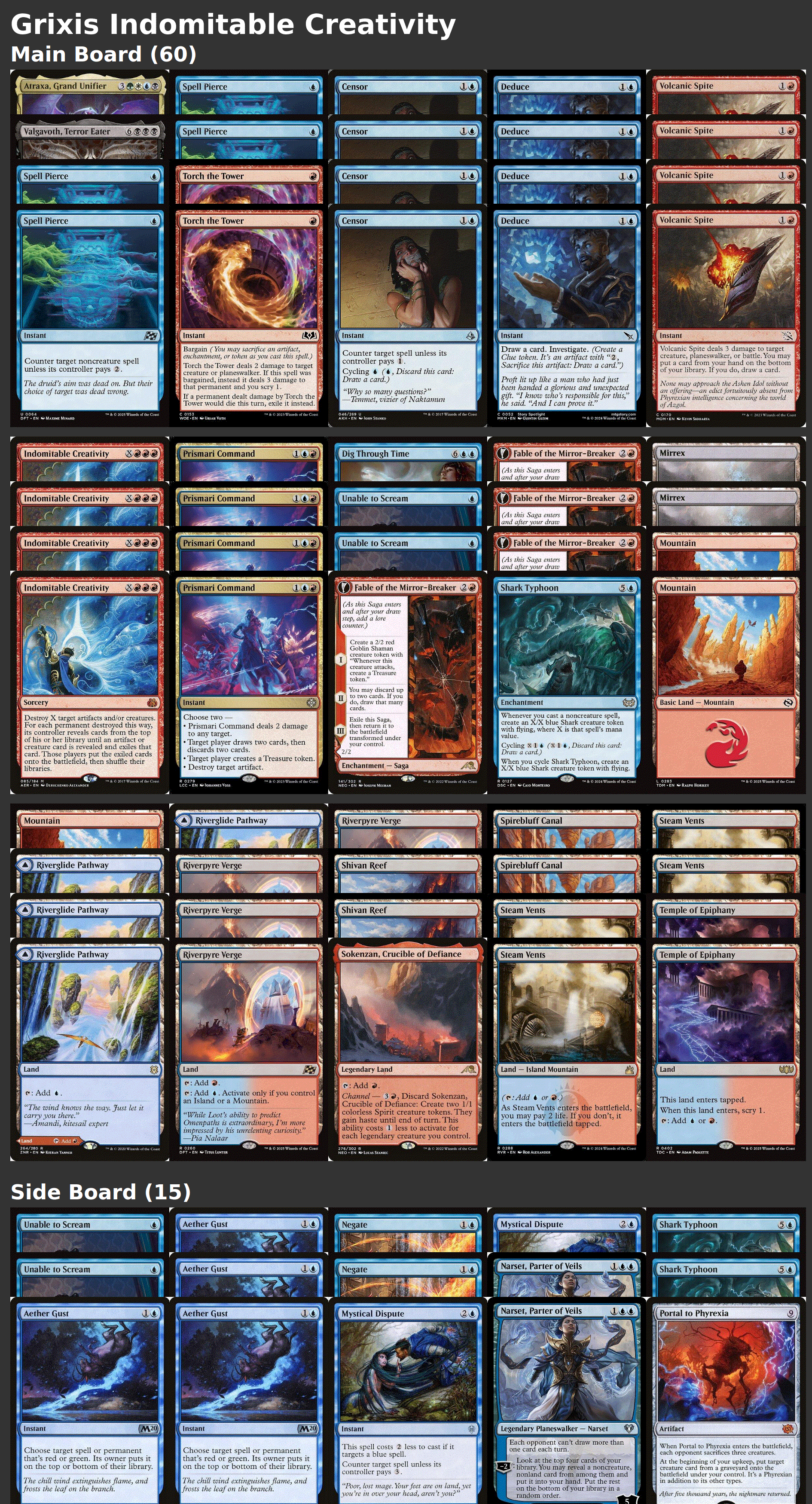 Grixis Indomitable Creativity