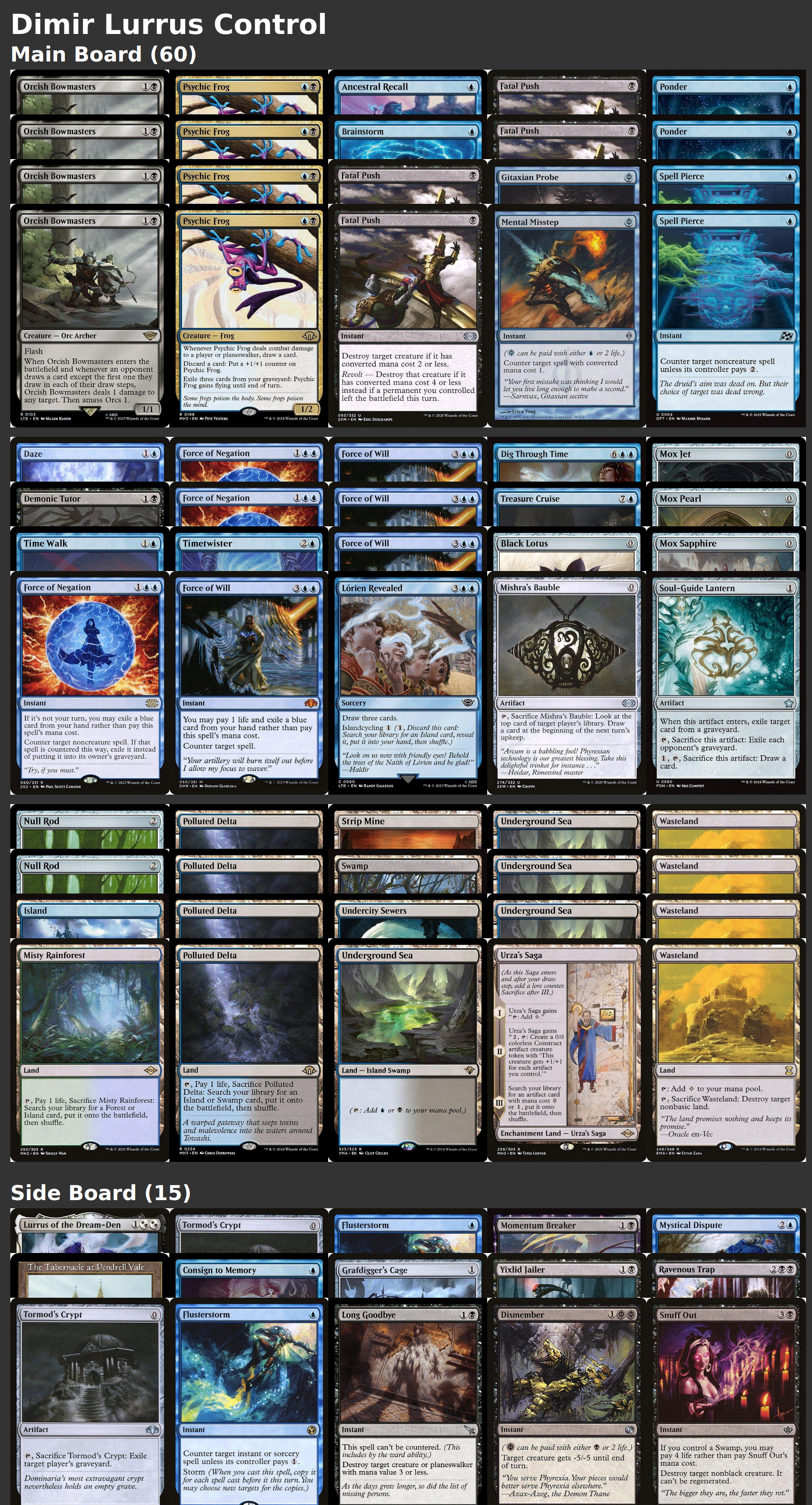 Dimir Lurrus Control