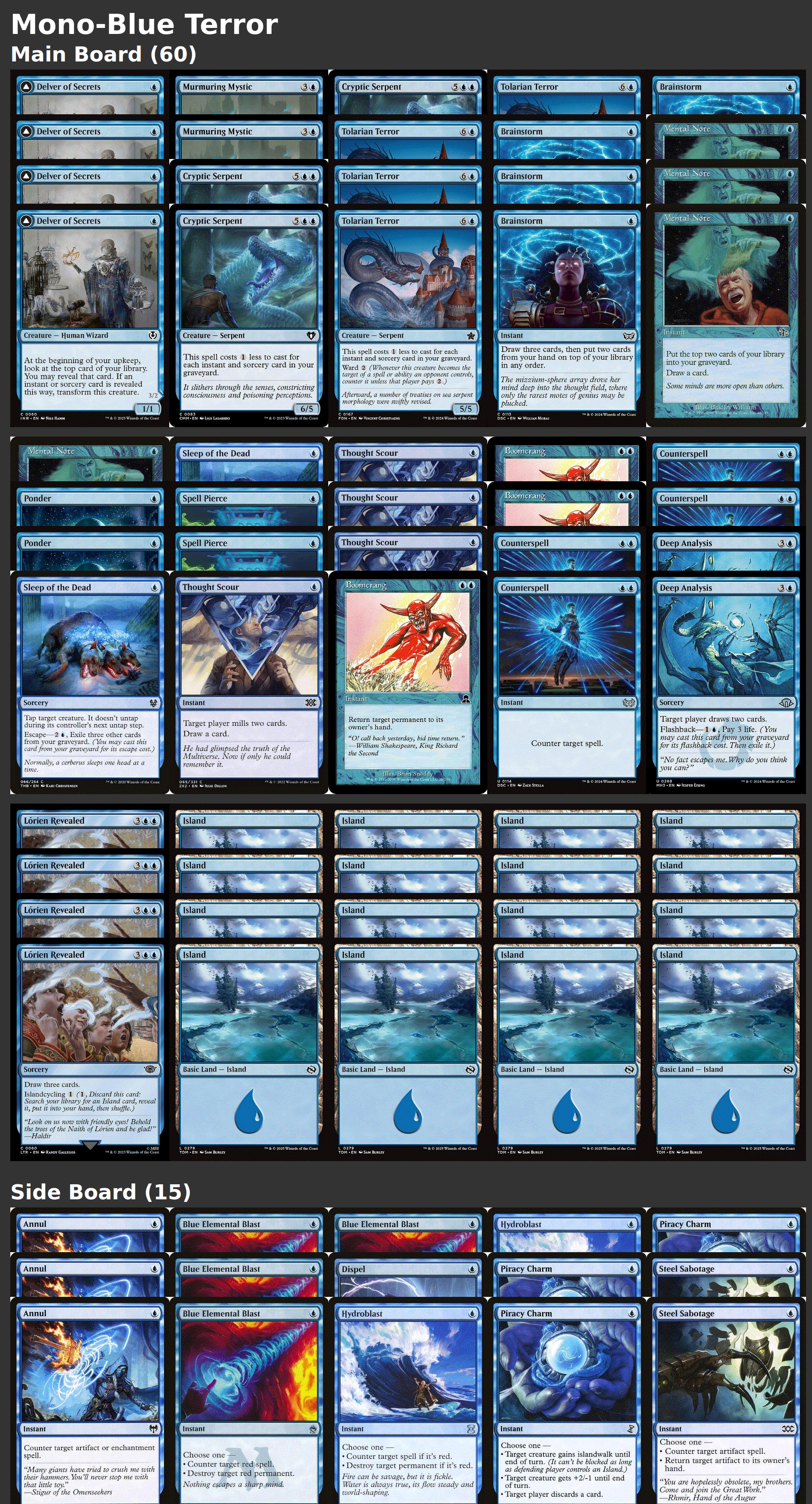 Mono-Blue Terror