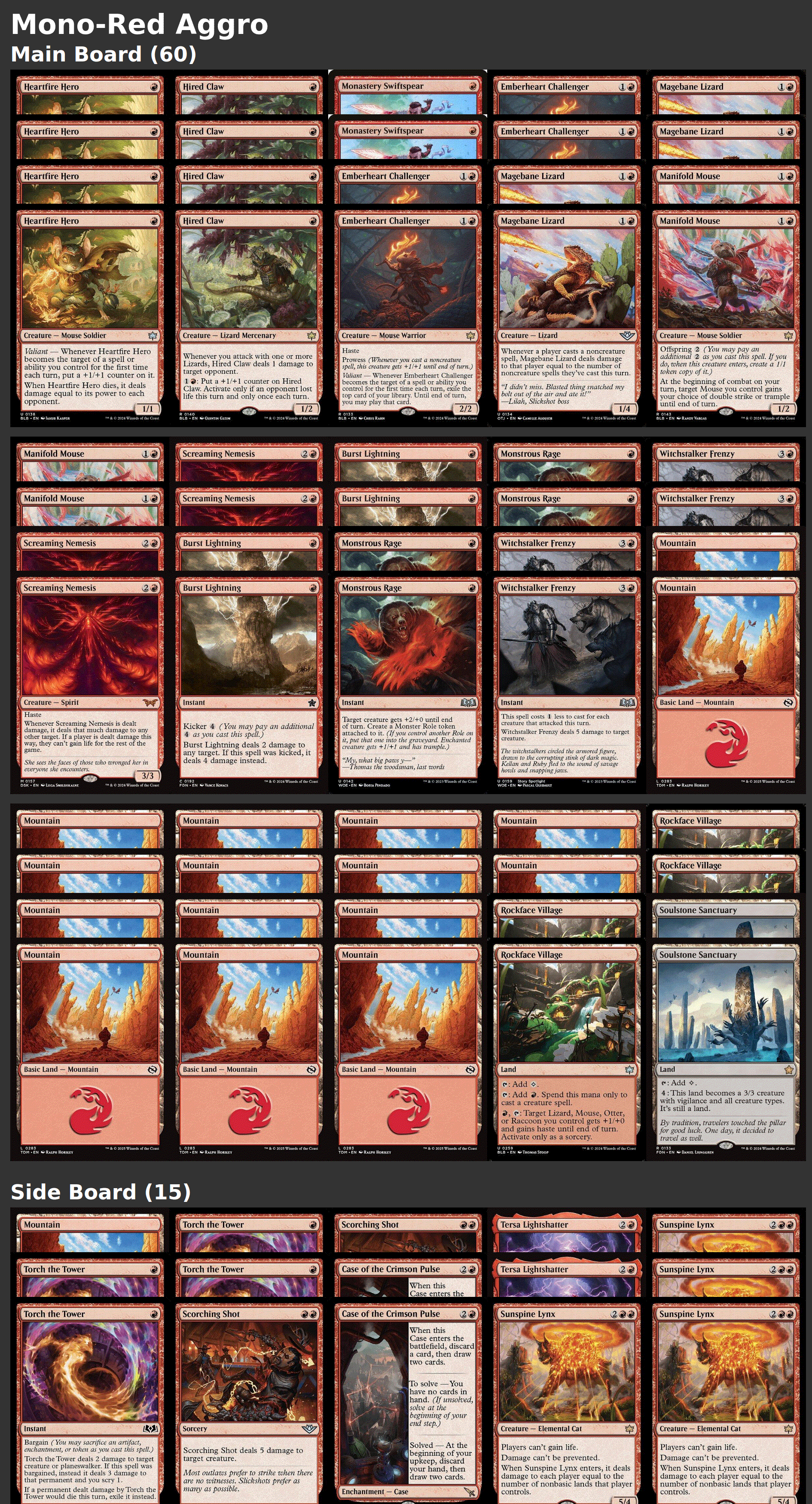 Mono-Red Aggro