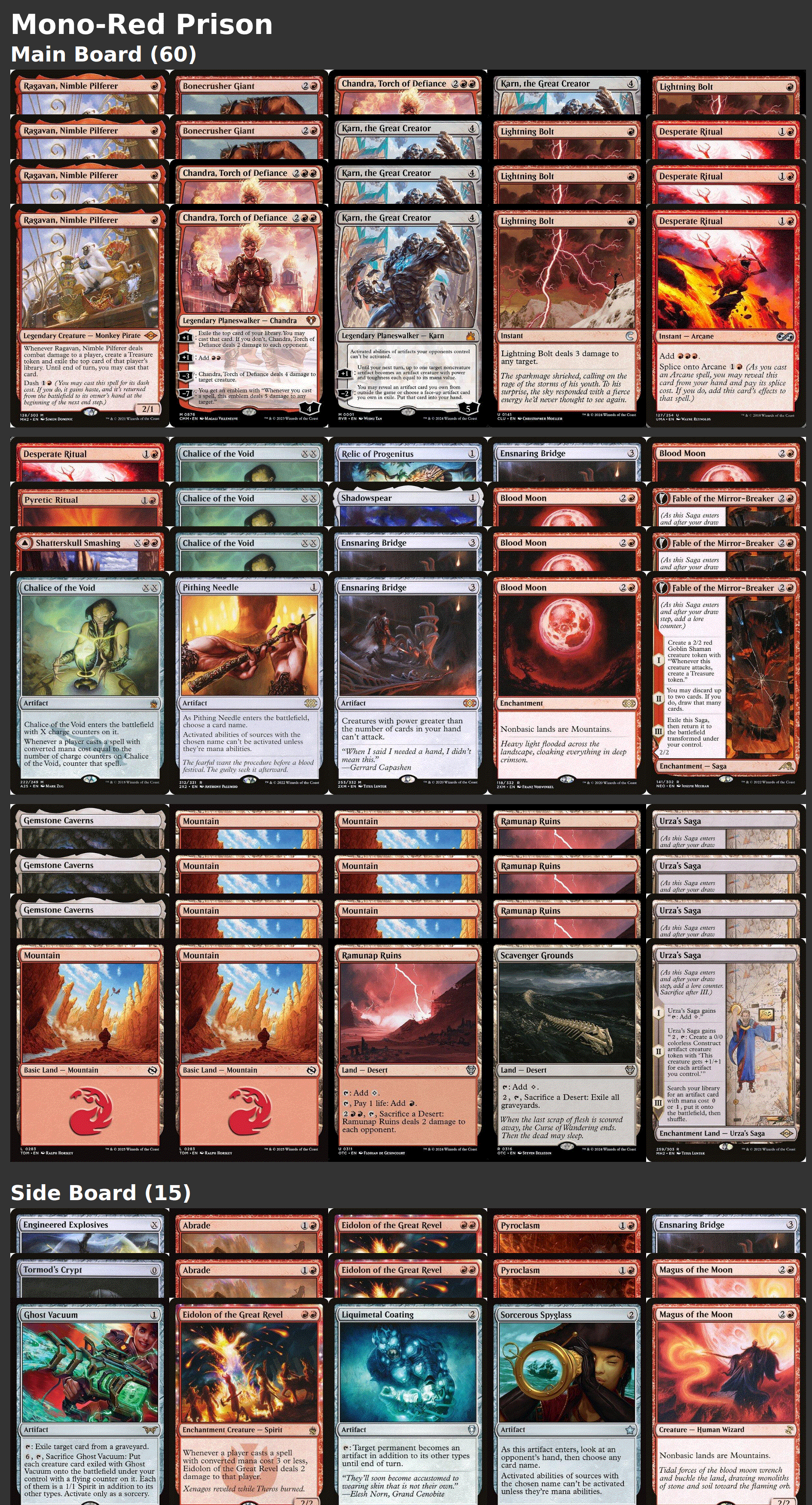 Mono-Red Prison