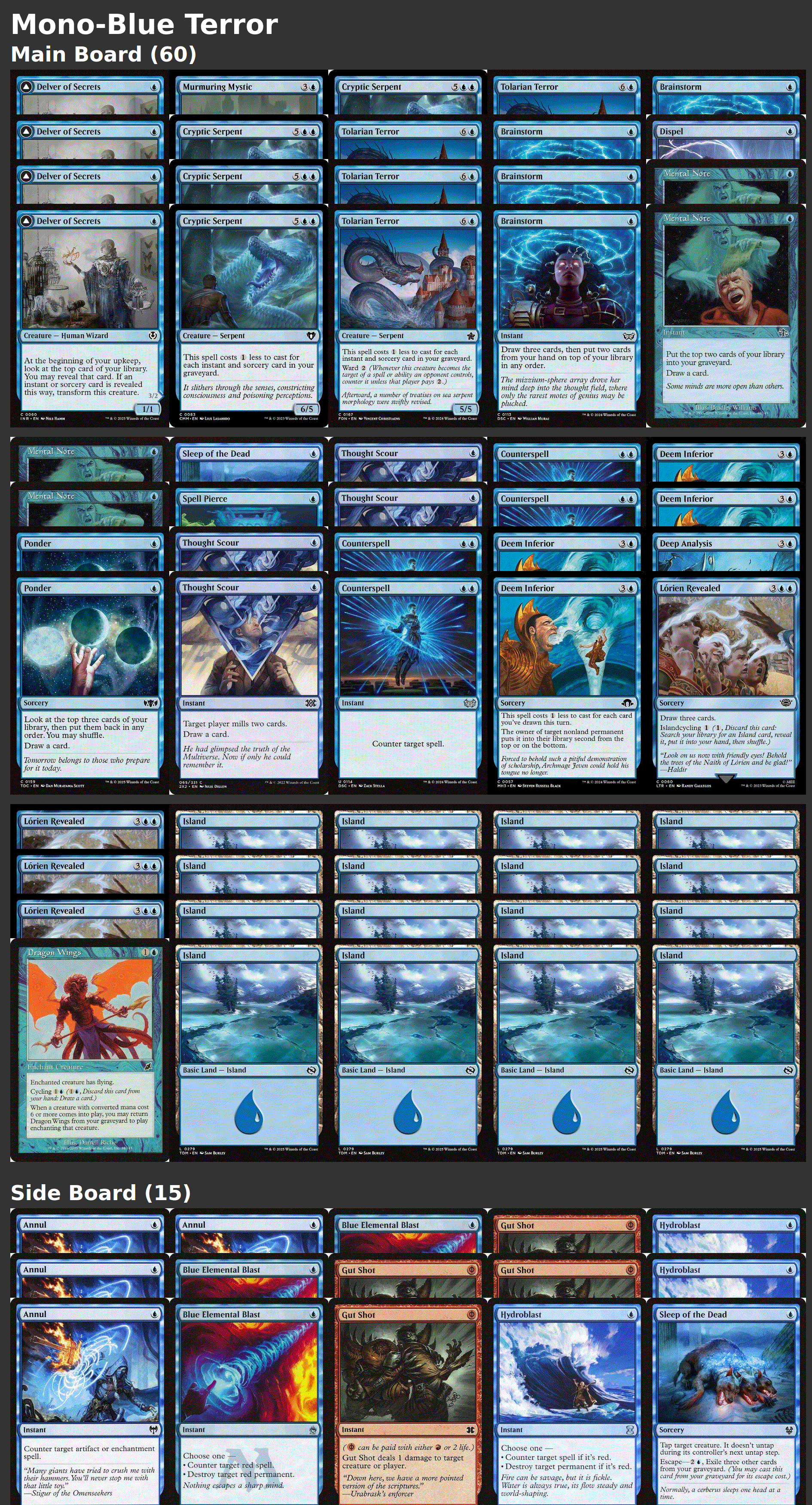 Mono-Blue Terror