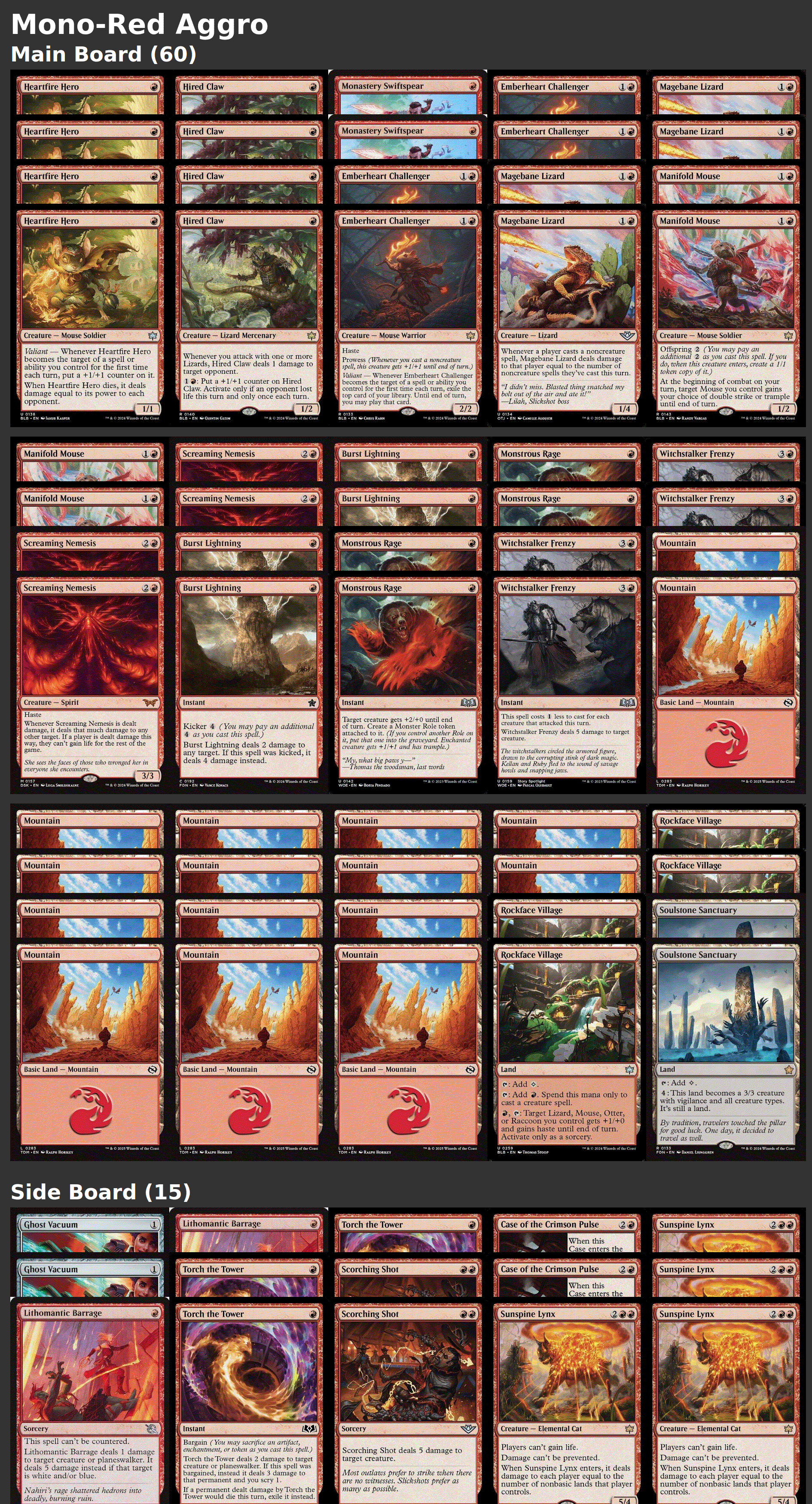 Mono-Red Aggro