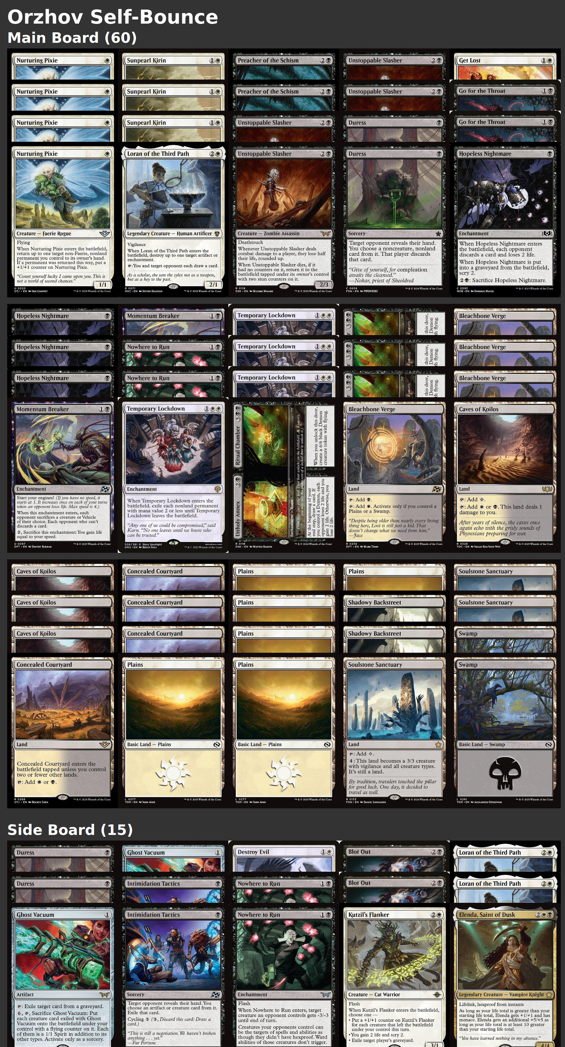 Orzhov Self-Bounce