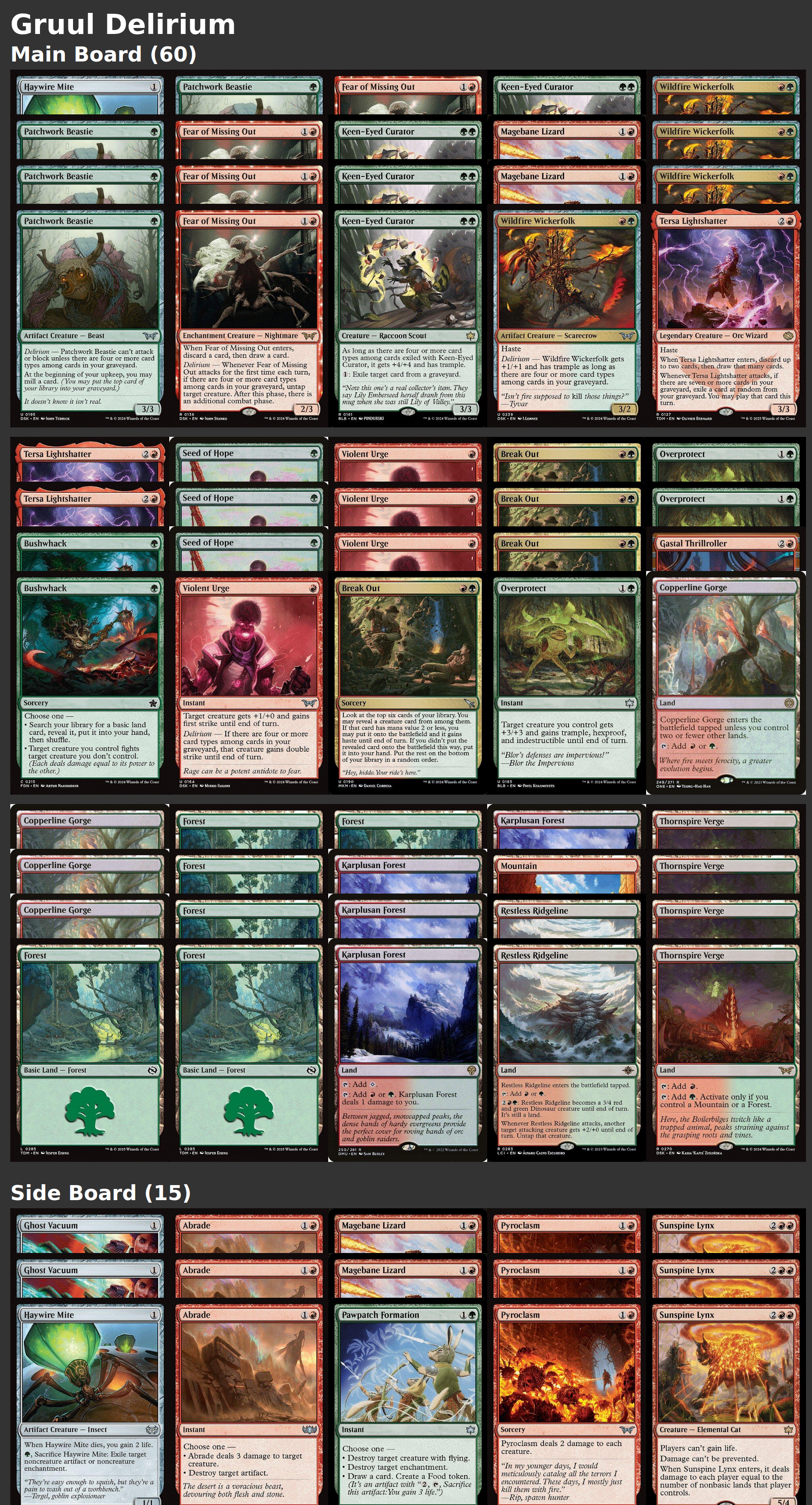 Gruul Delirium