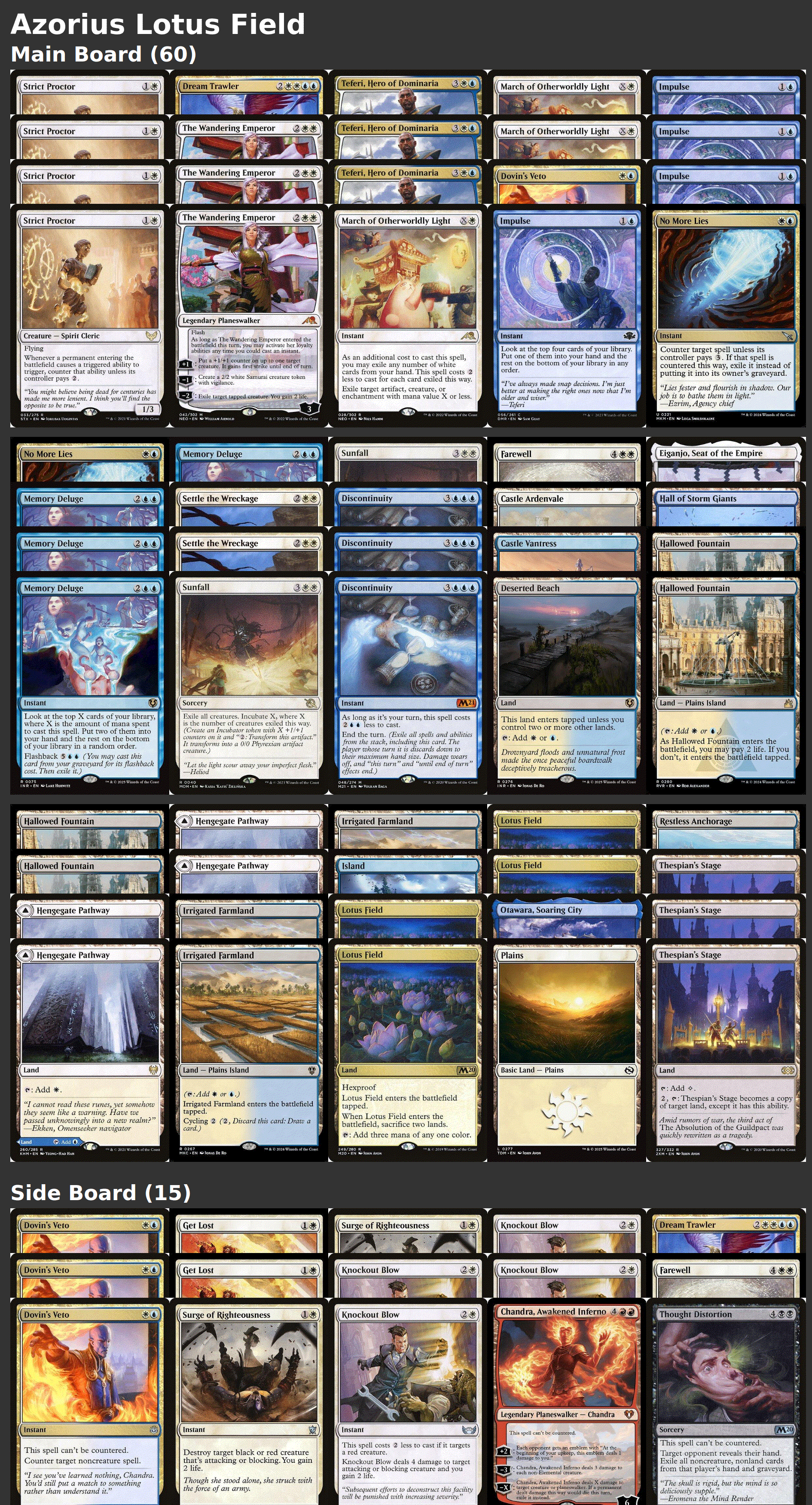 Azorius Lotus Field