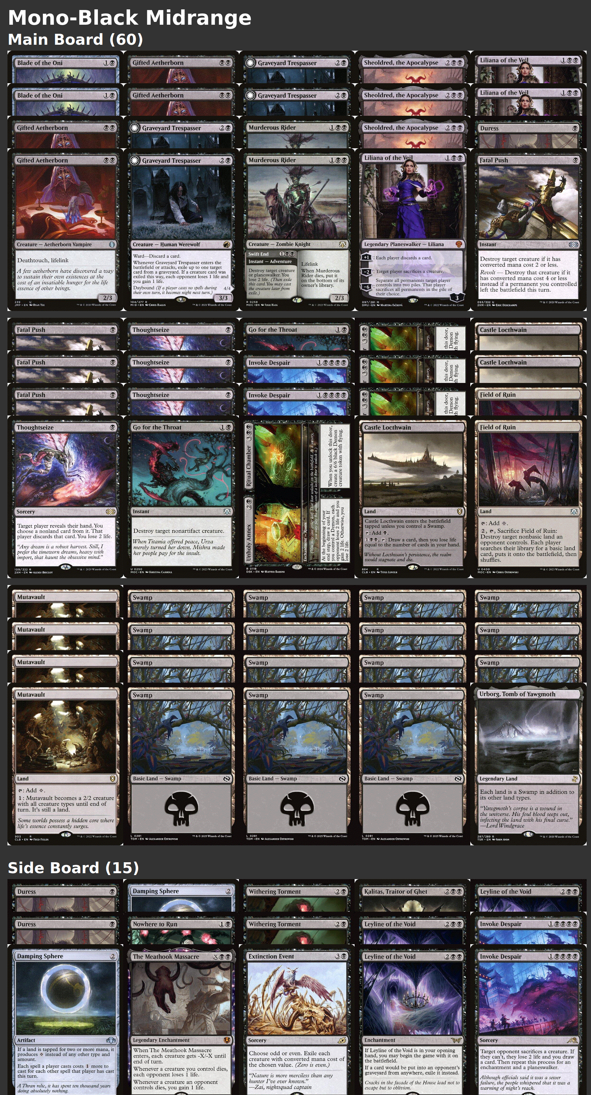 Mono-Black Midrange