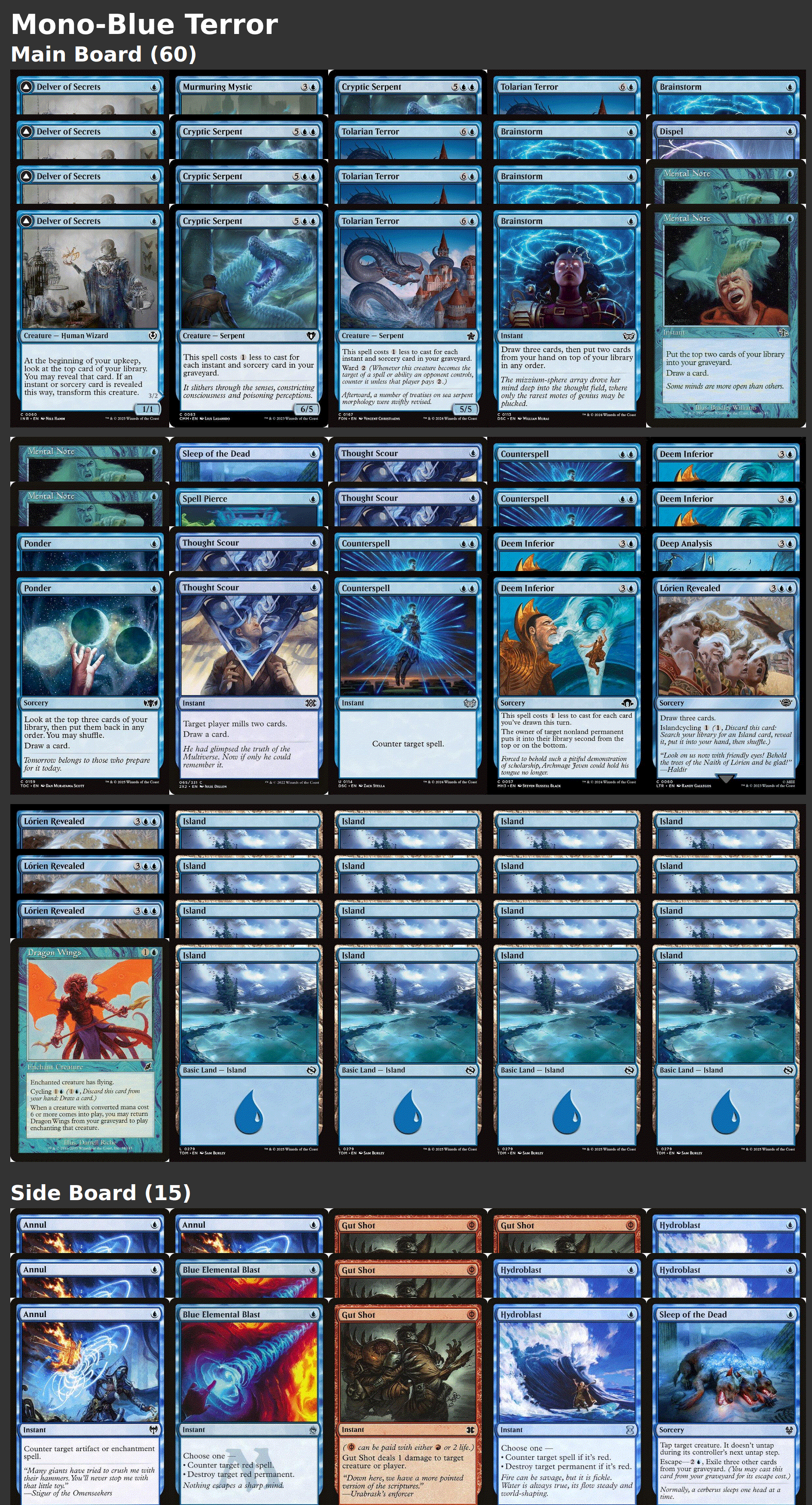 Mono-Blue Terror
