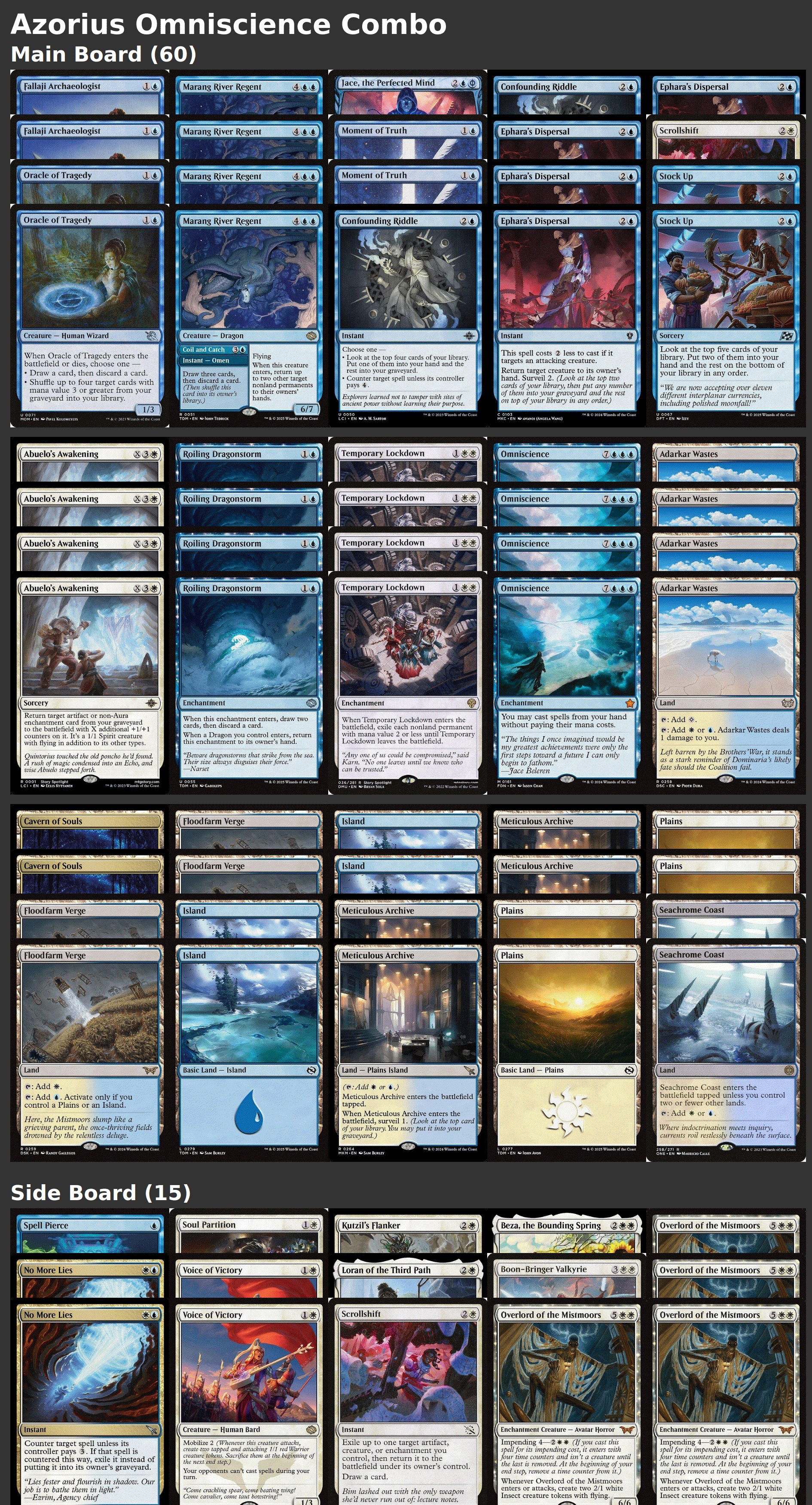 Azorius Omniscience Combo