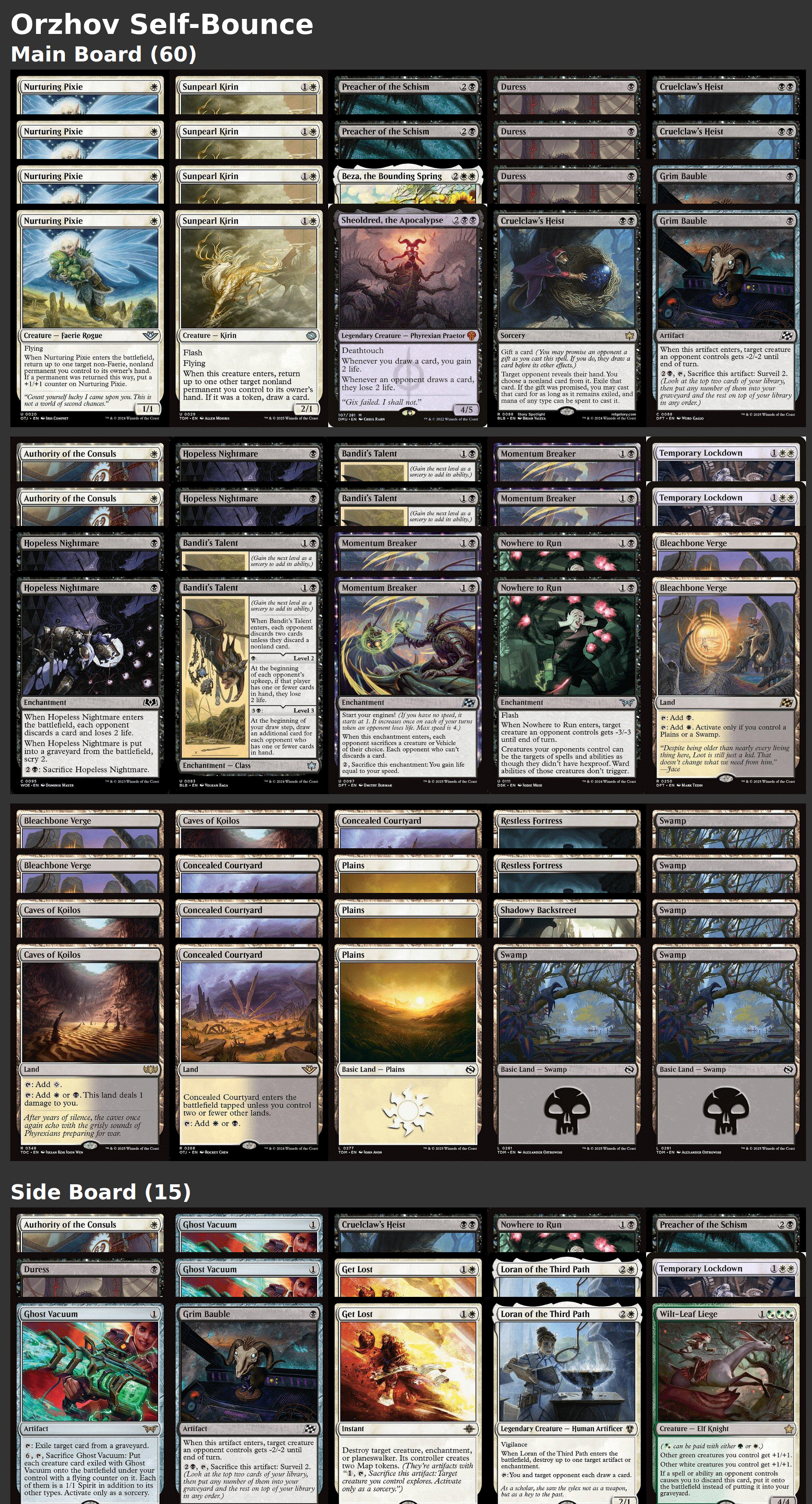 Orzhov Self-Bounce