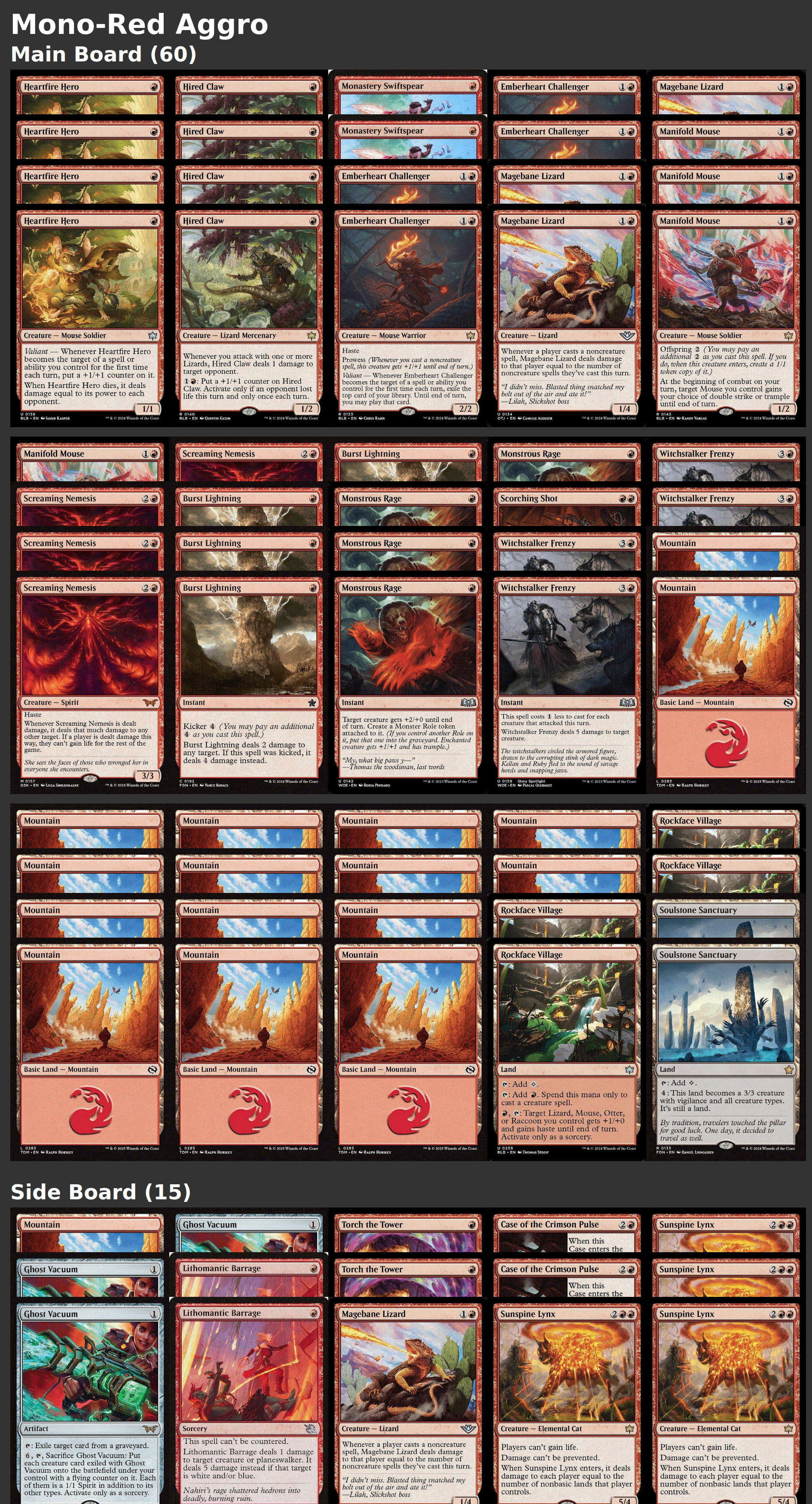 Mono-Red Aggro