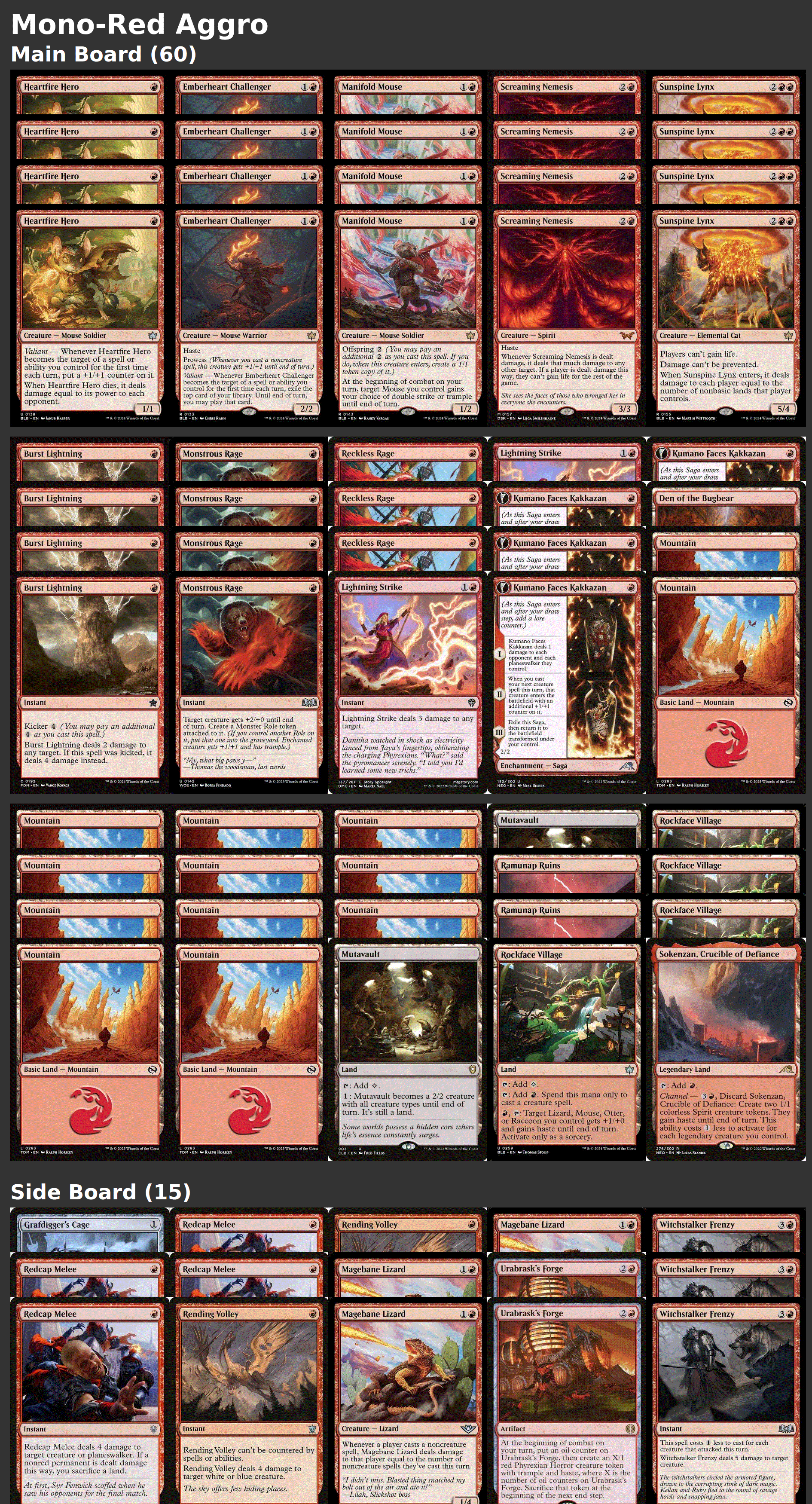 Mono-Red Aggro
