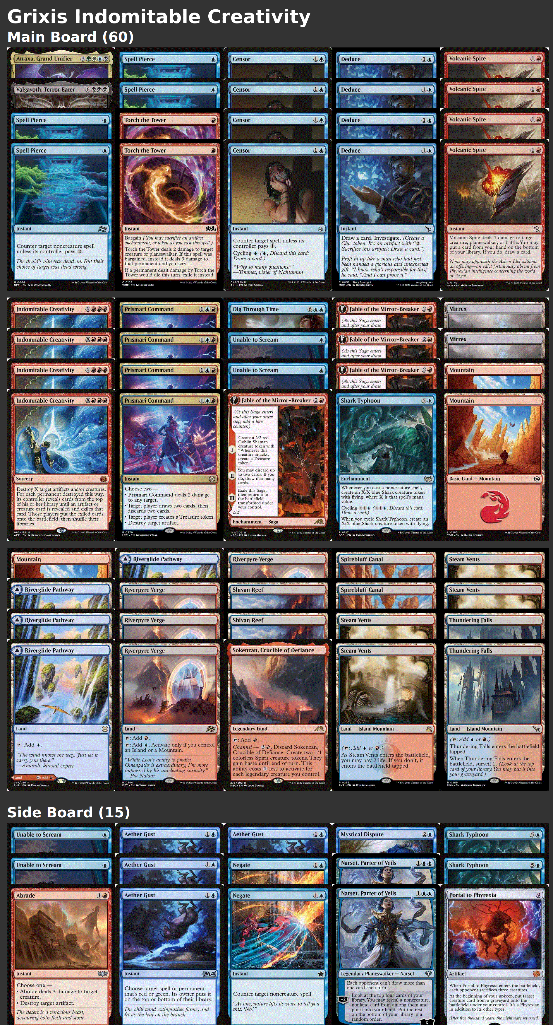 Grixis Indomitable Creativity