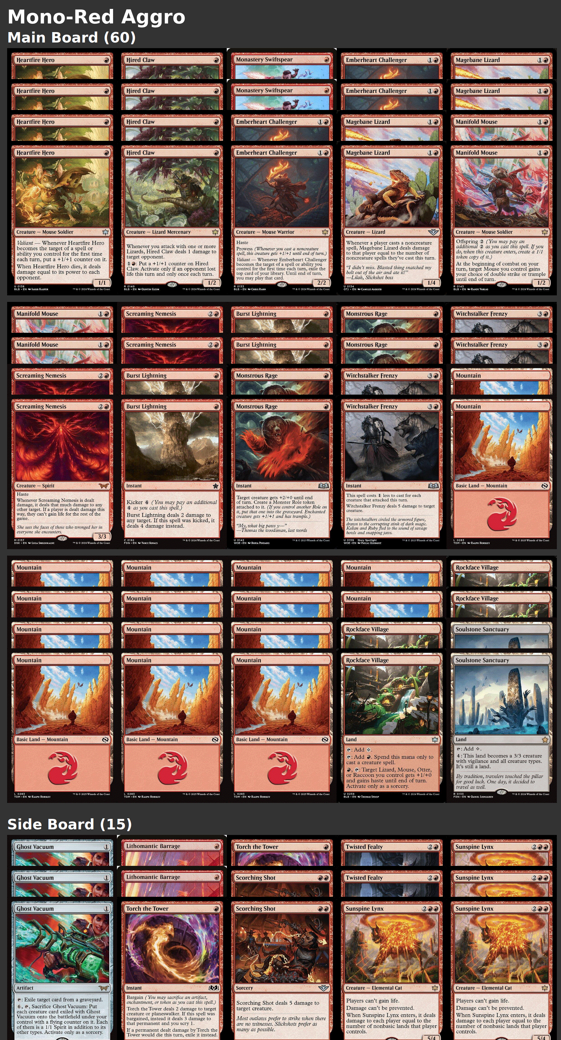 Mono-Red Aggro