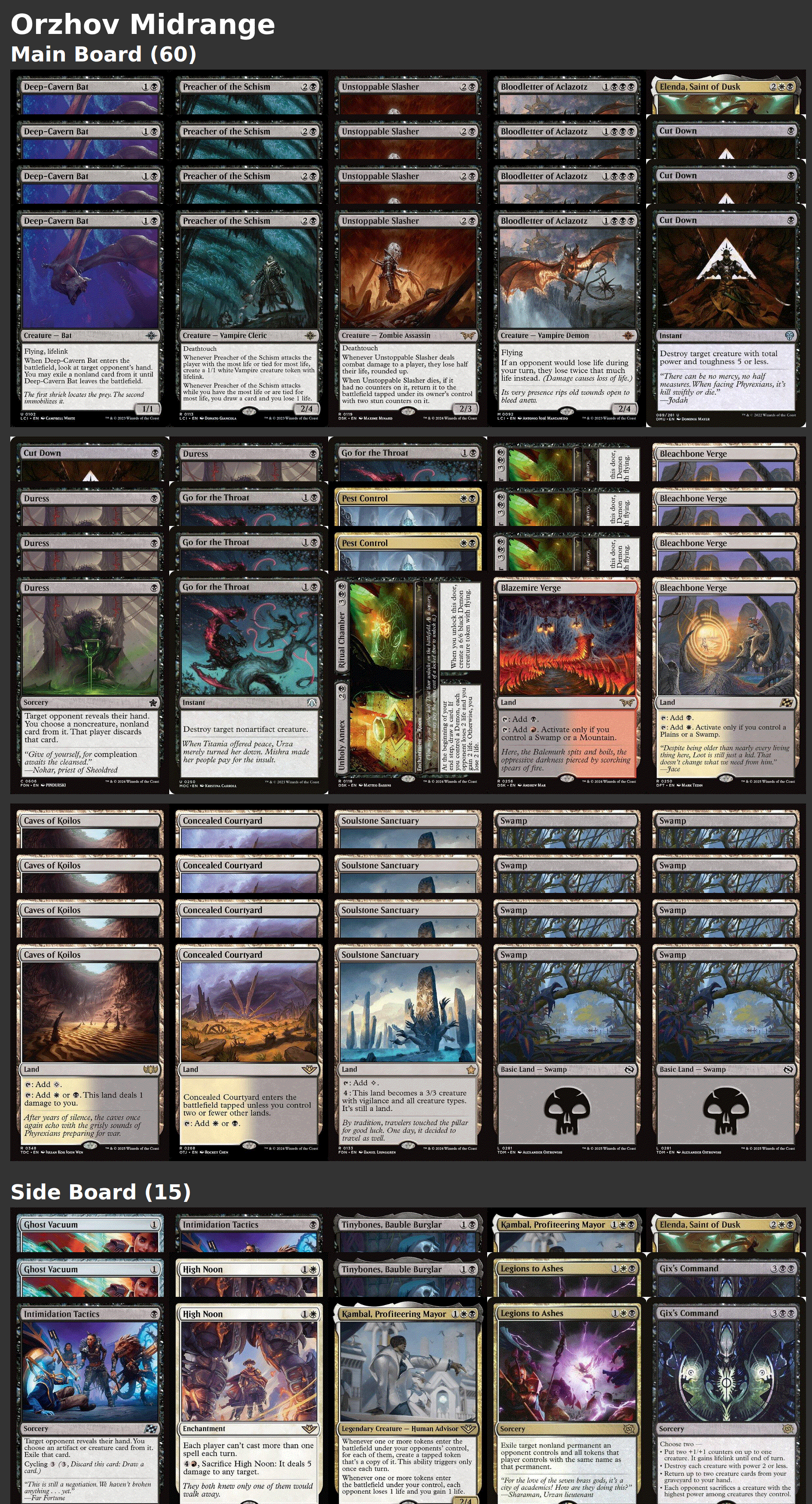 Orzhov Midrange