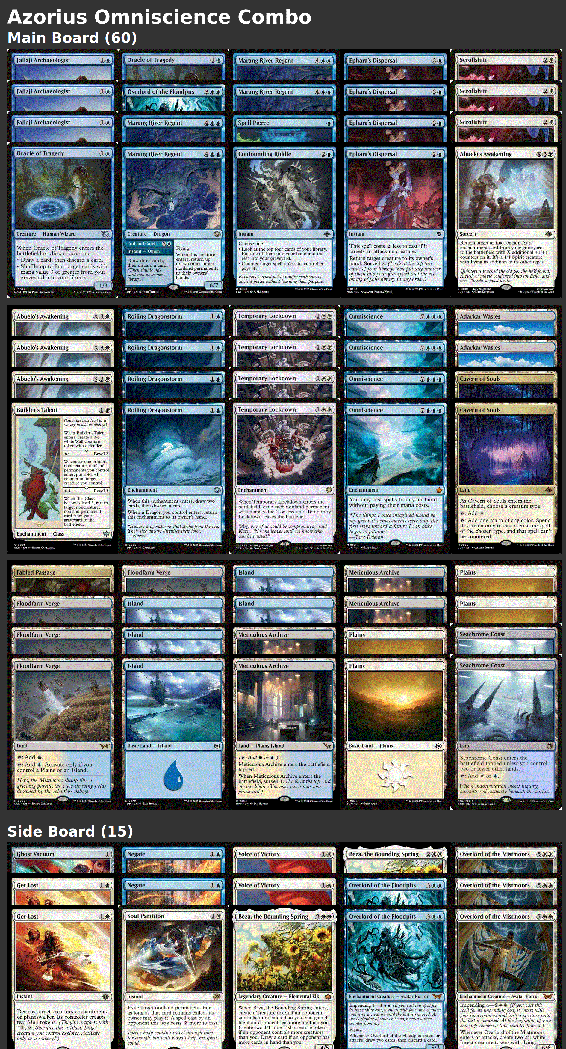 Azorius Omniscience Combo