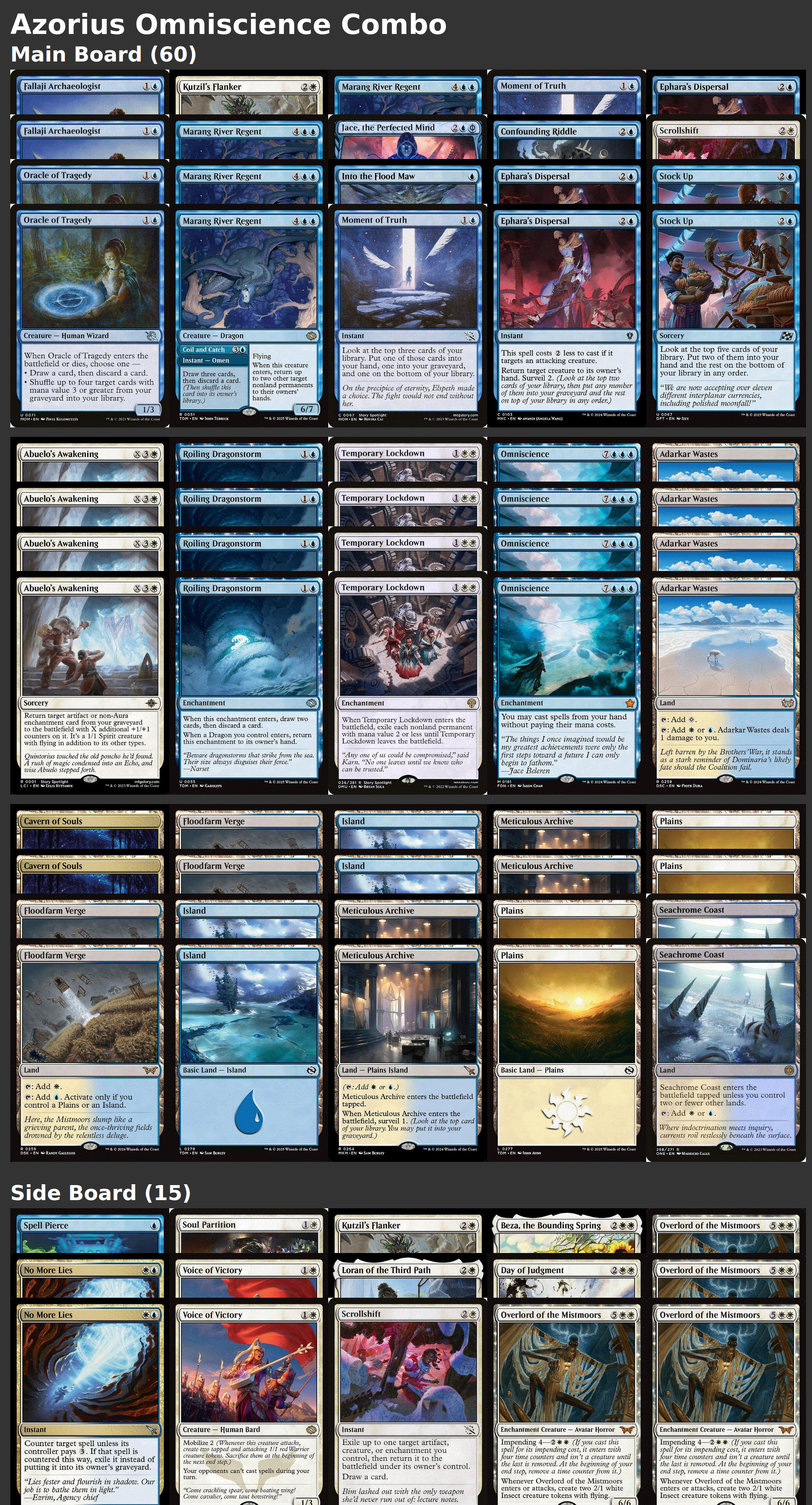 Azorius Omniscience Combo