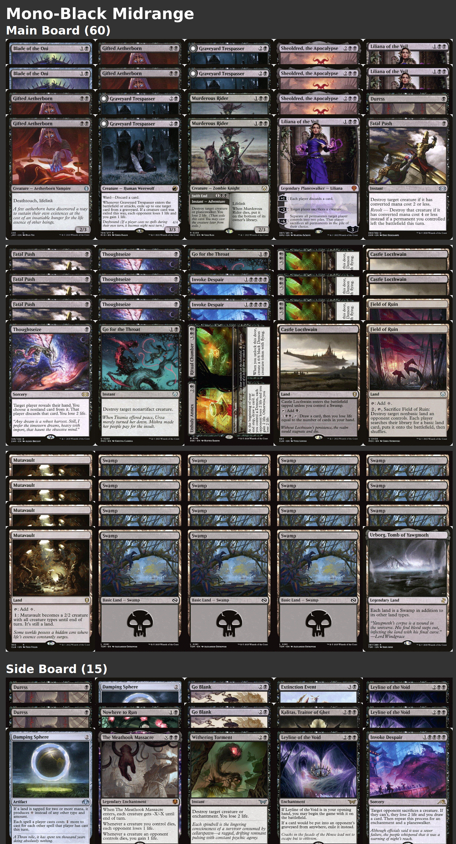 Mono-Black Midrange