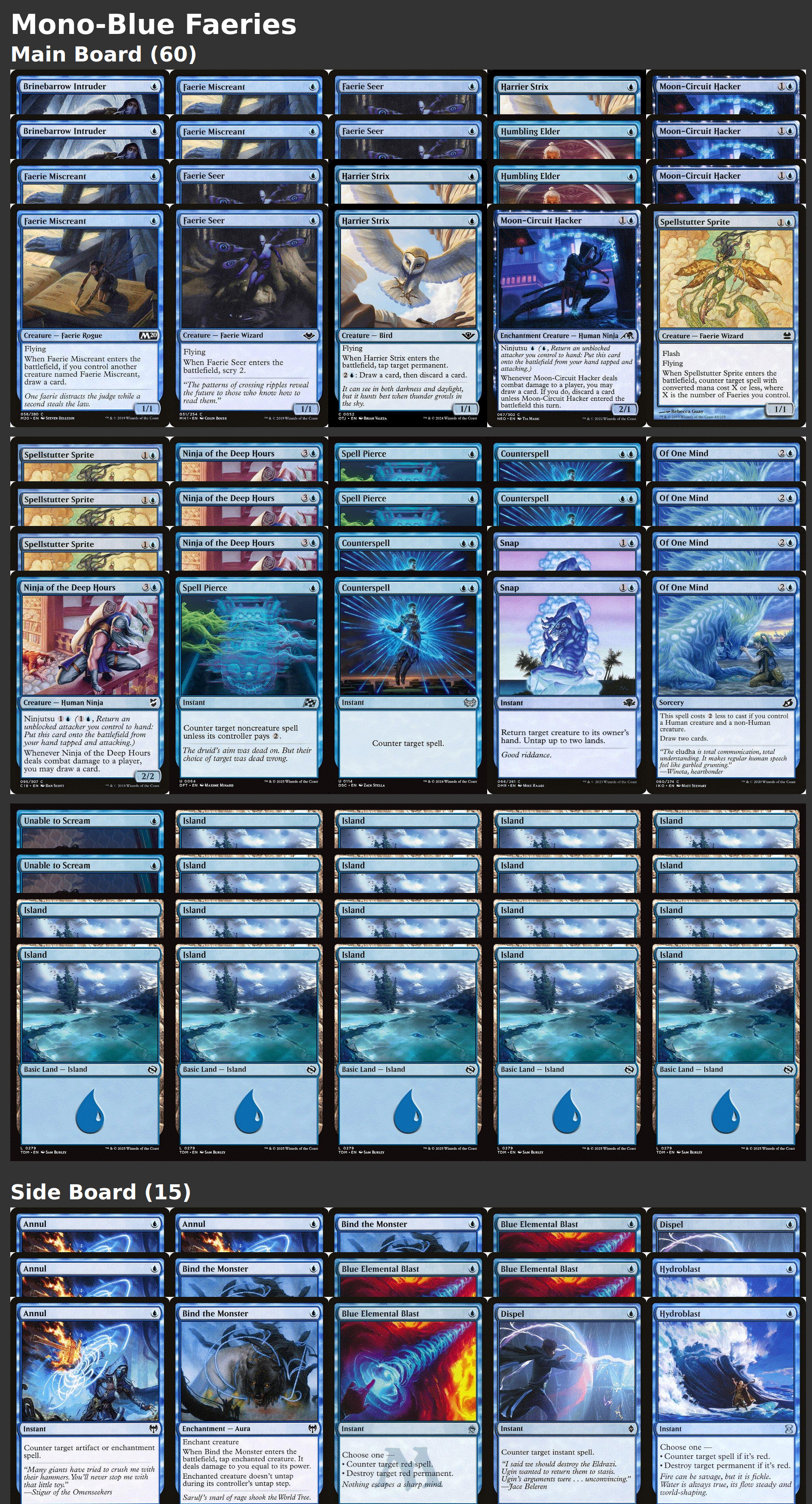 Mono-Blue Faeries
