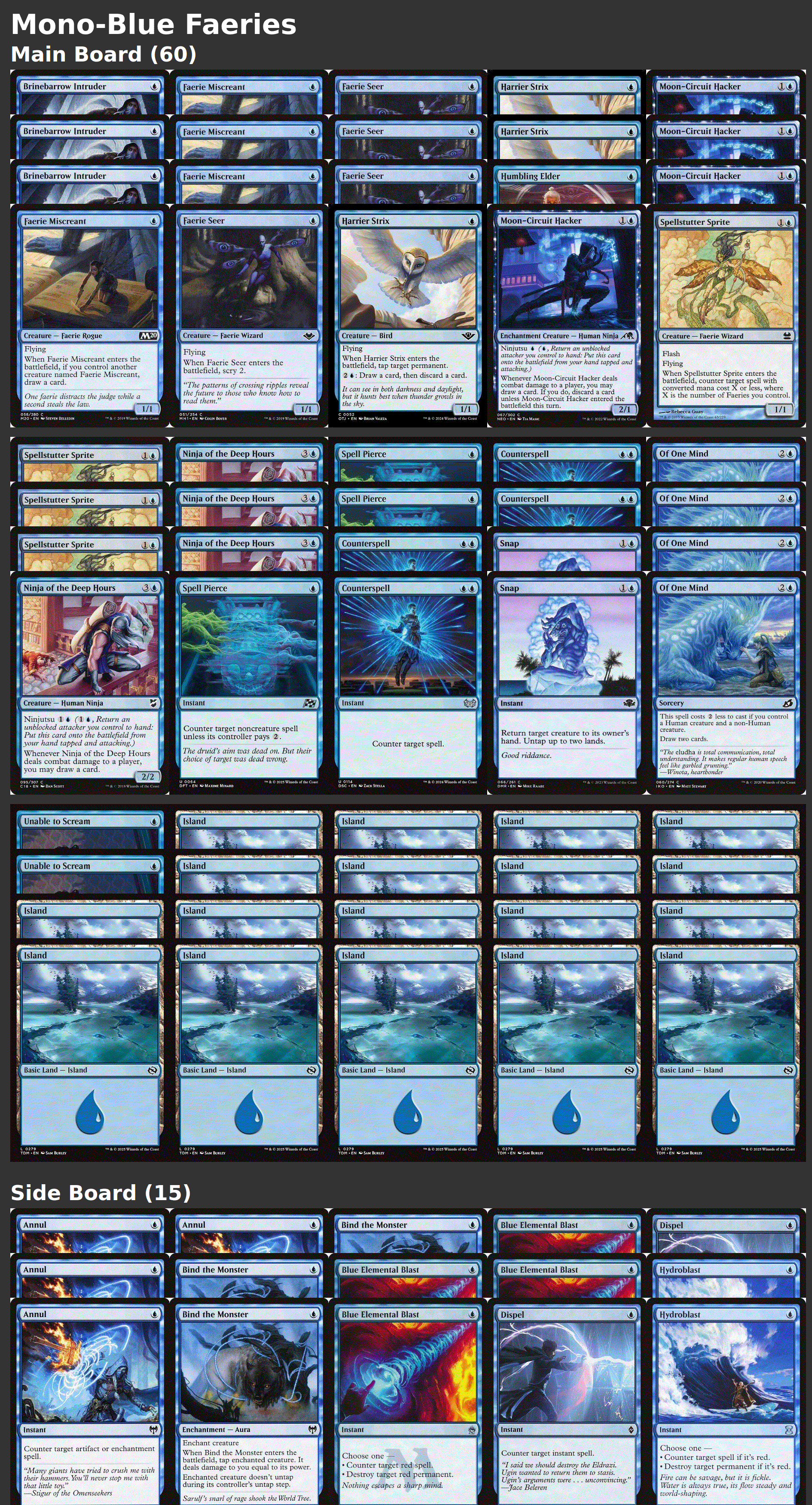 Mono-Blue Faeries