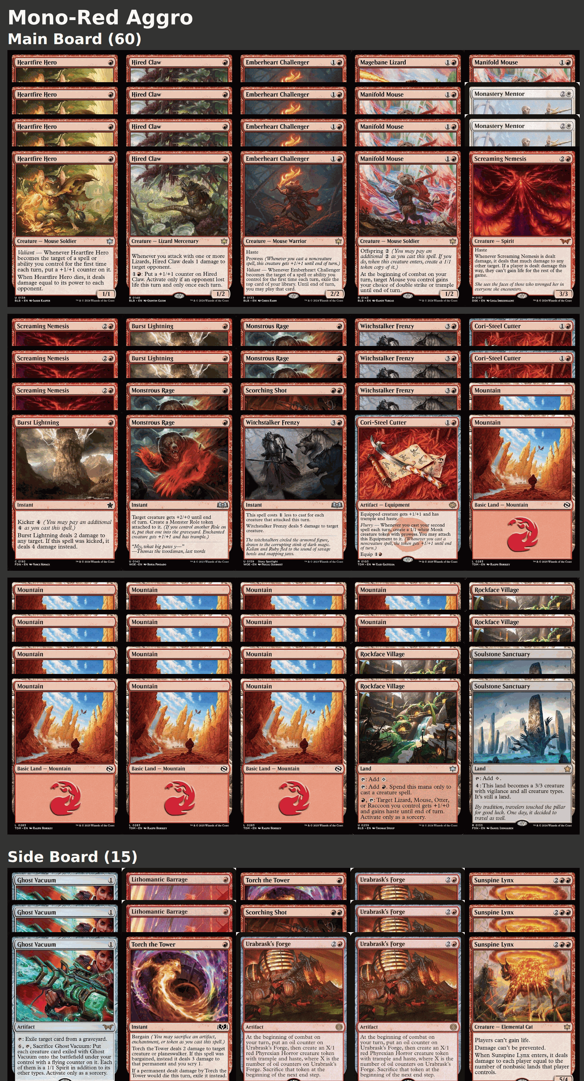 Mono-Red Aggro