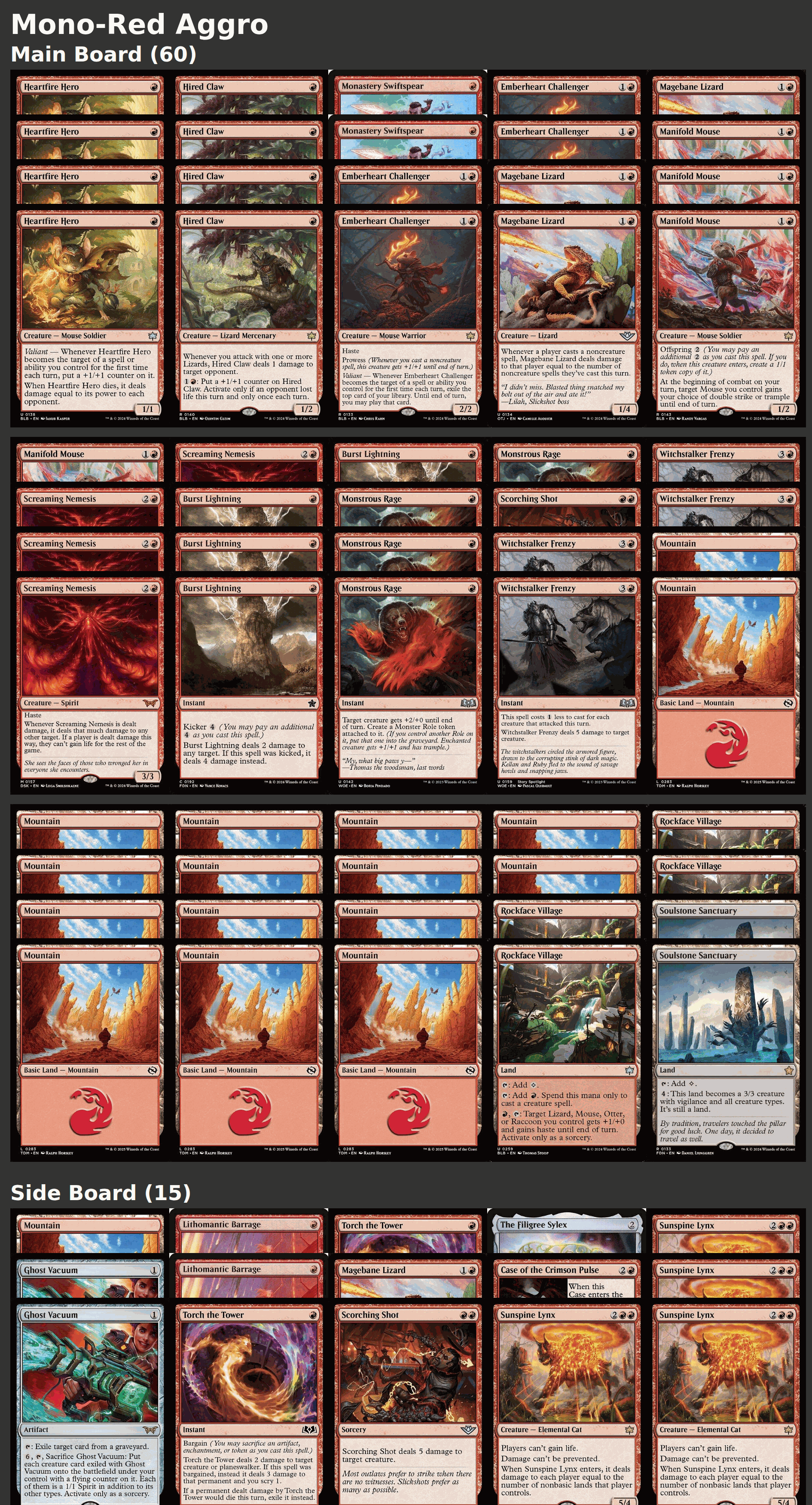 Mono-Red Aggro