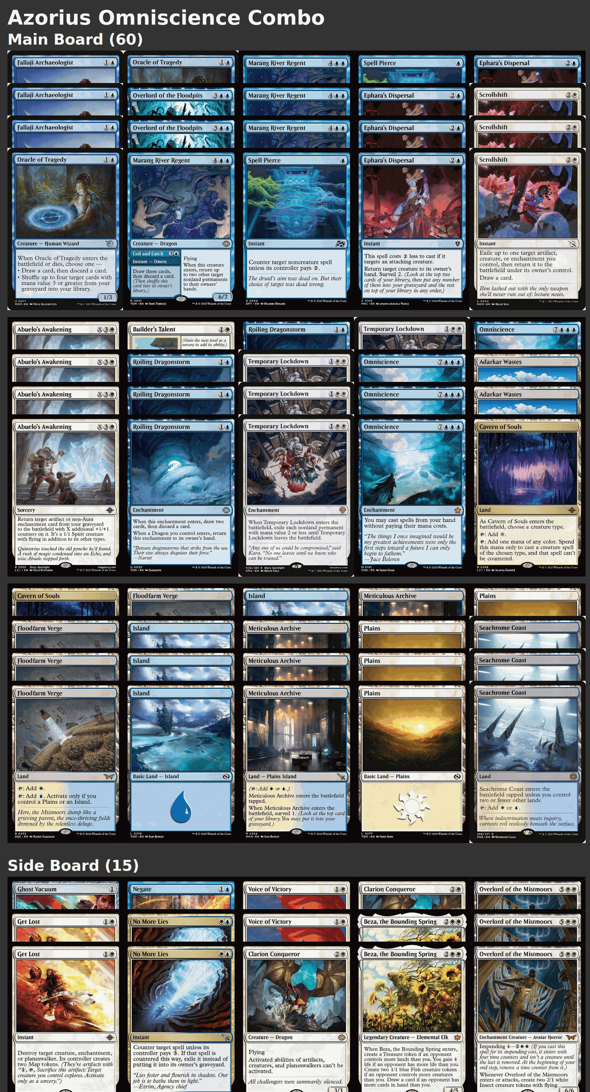 Azorius Omniscience Combo