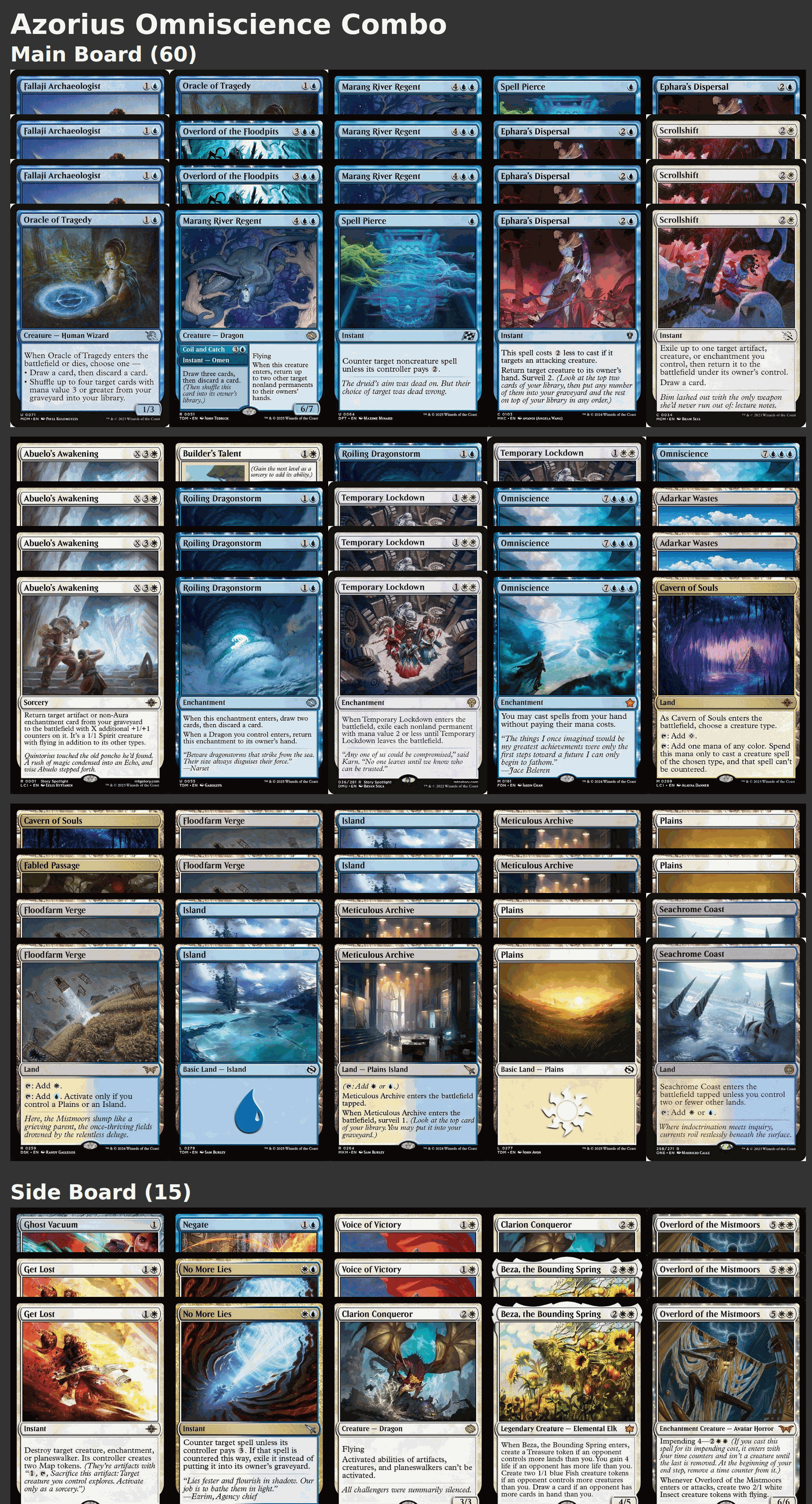 Azorius Omniscience Combo