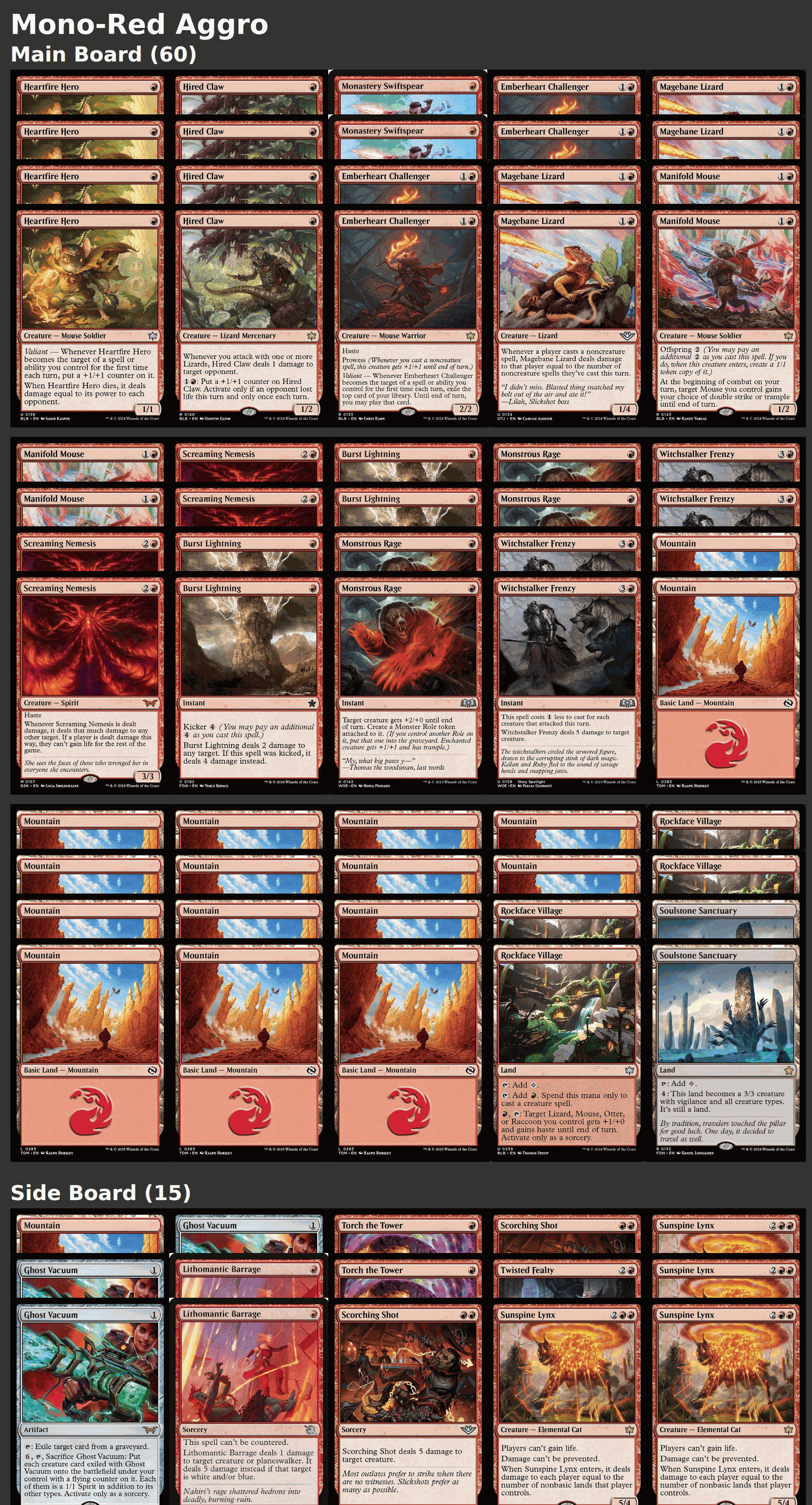Mono-Red Aggro