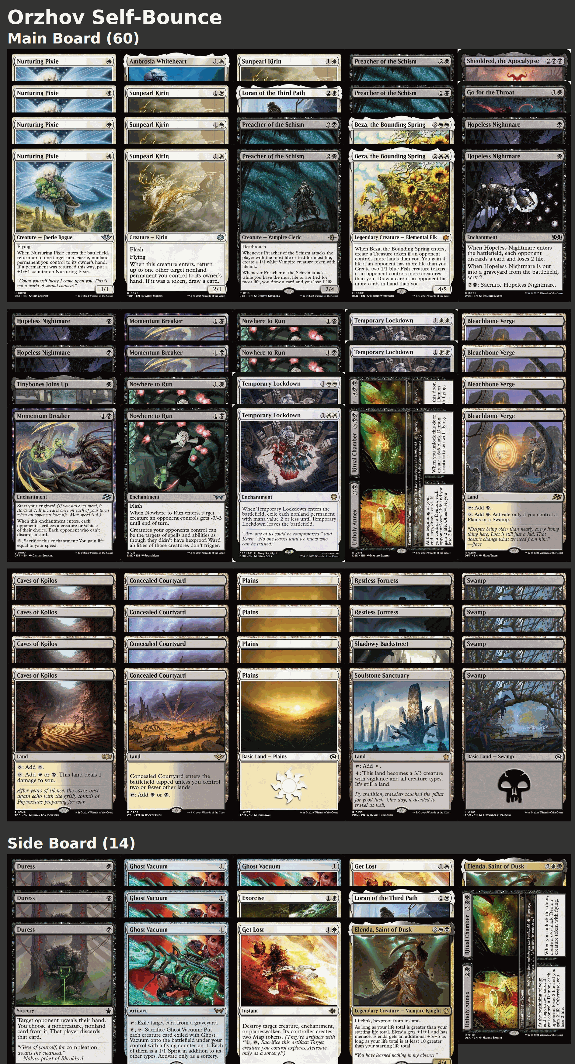 Orzhov Self-Bounce