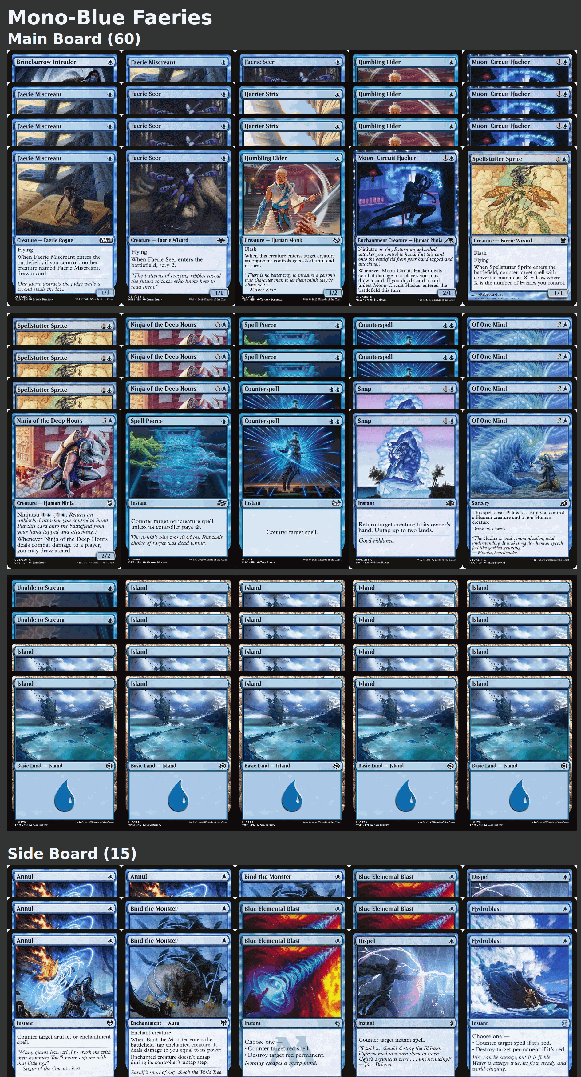 Mono-Blue Faeries