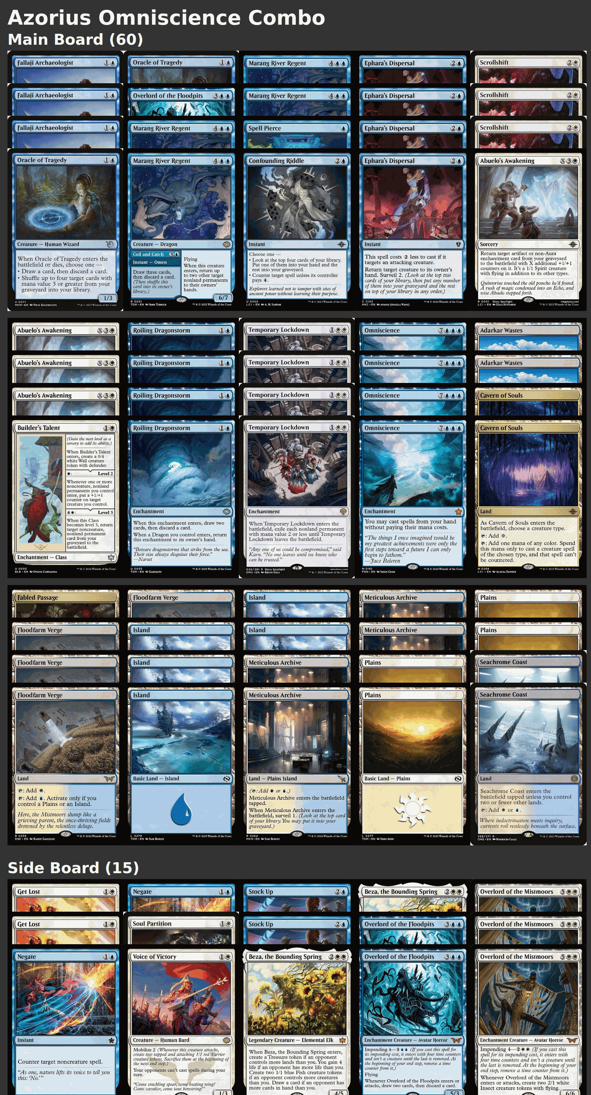 Azorius Omniscience Combo