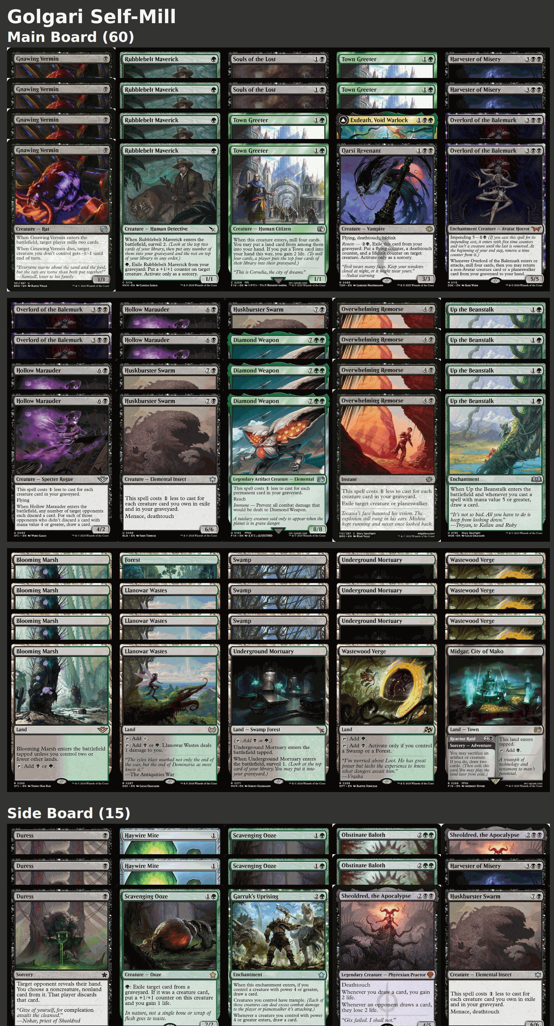 Golgari Self-Mill