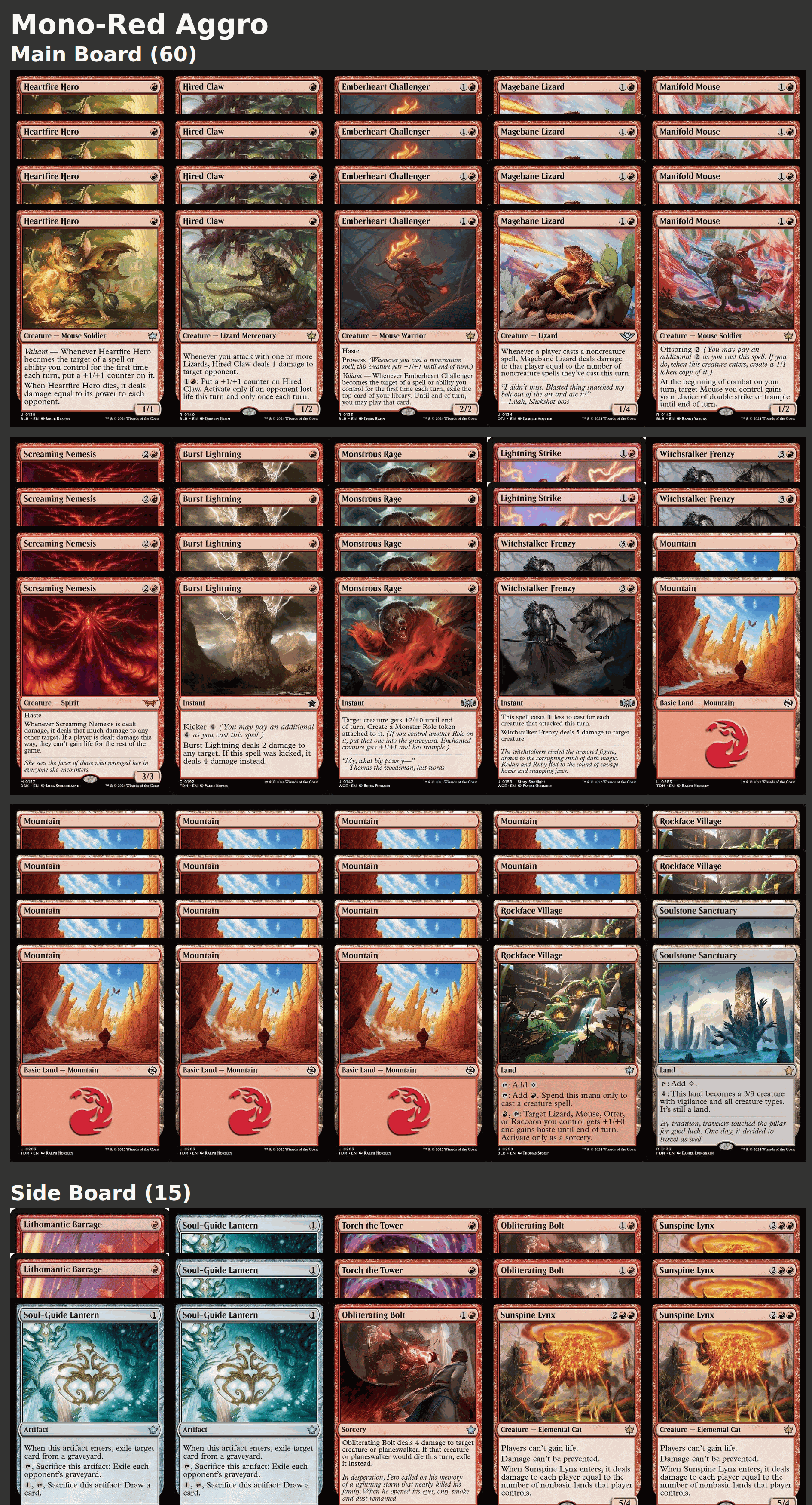 Mono-Red Aggro