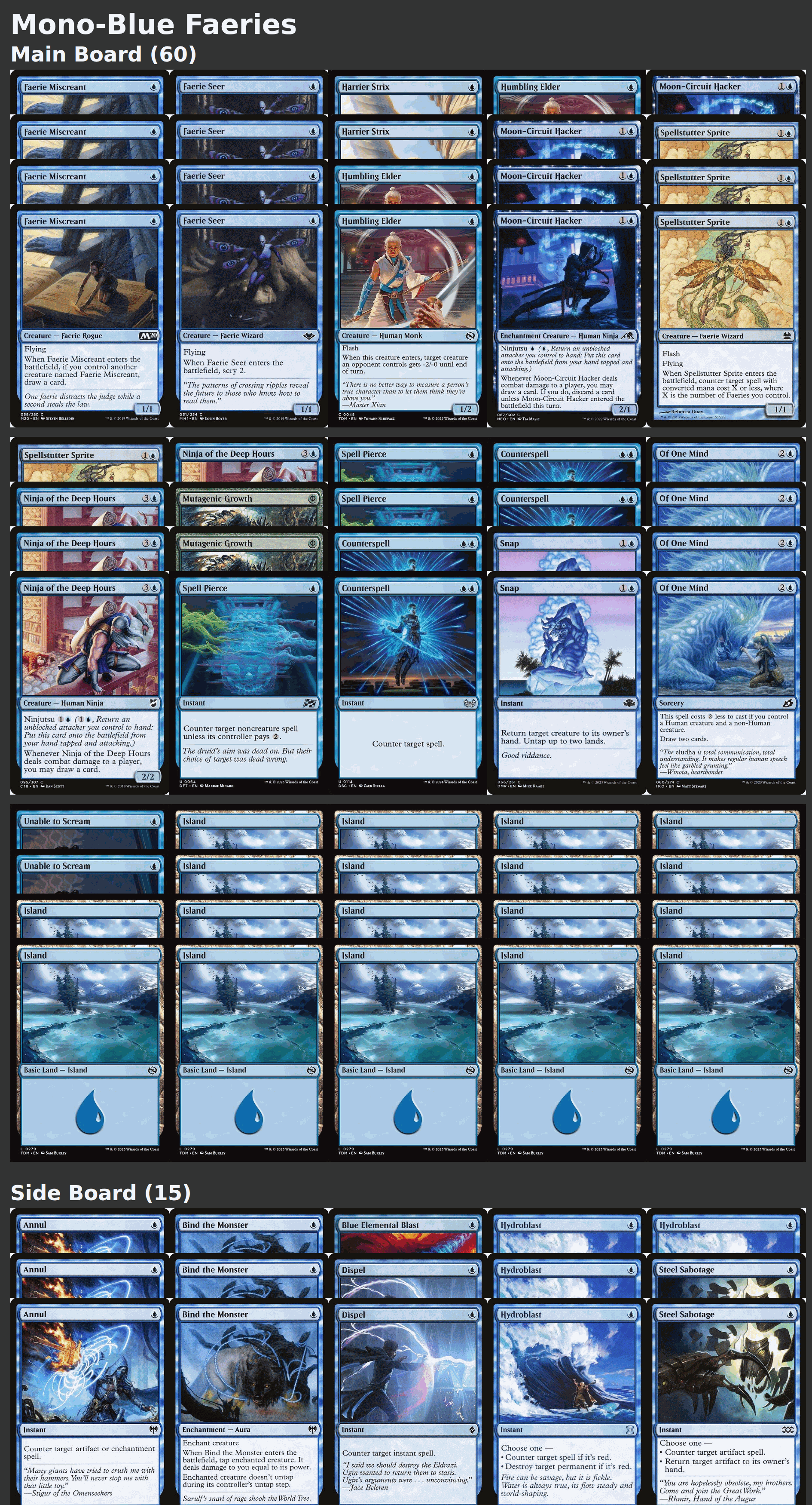 Mono-Blue Faeries