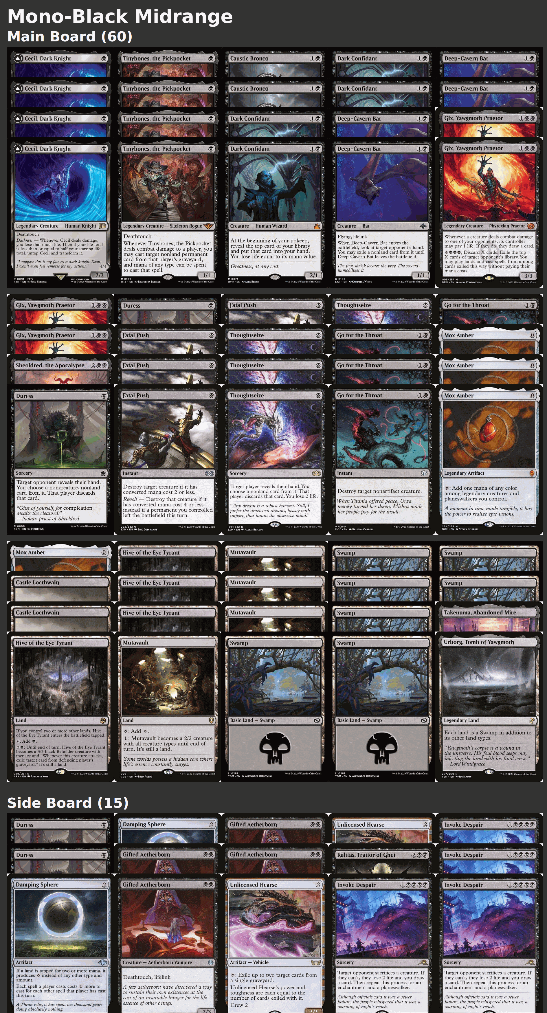 Mono-Black Midrange