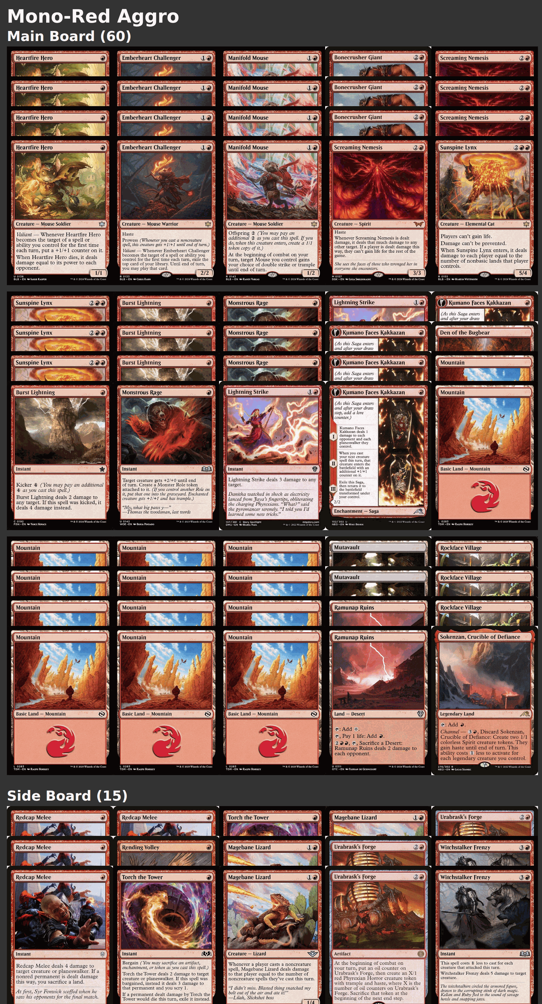 Mono-Red Aggro