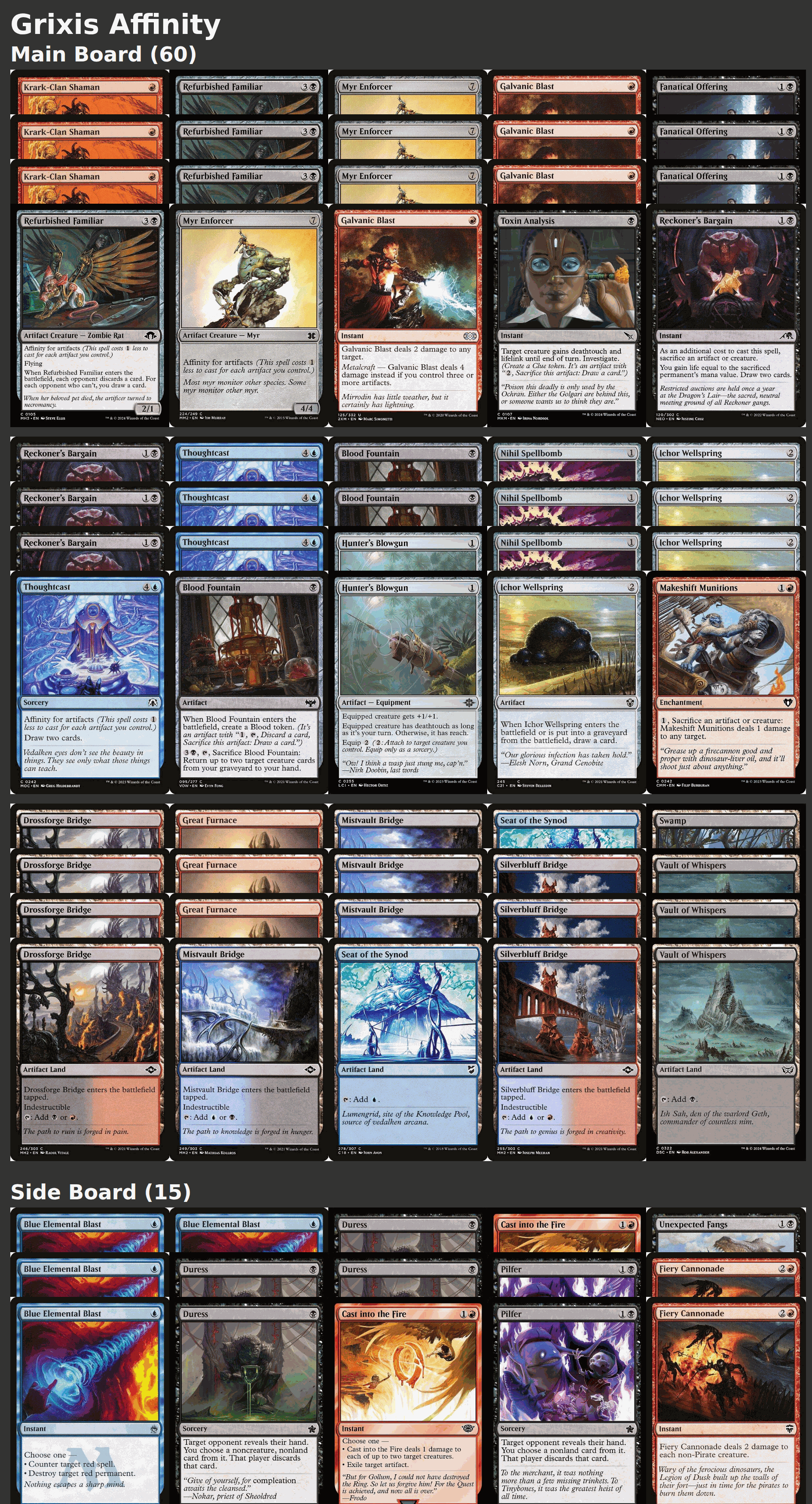 Grixis Affinity