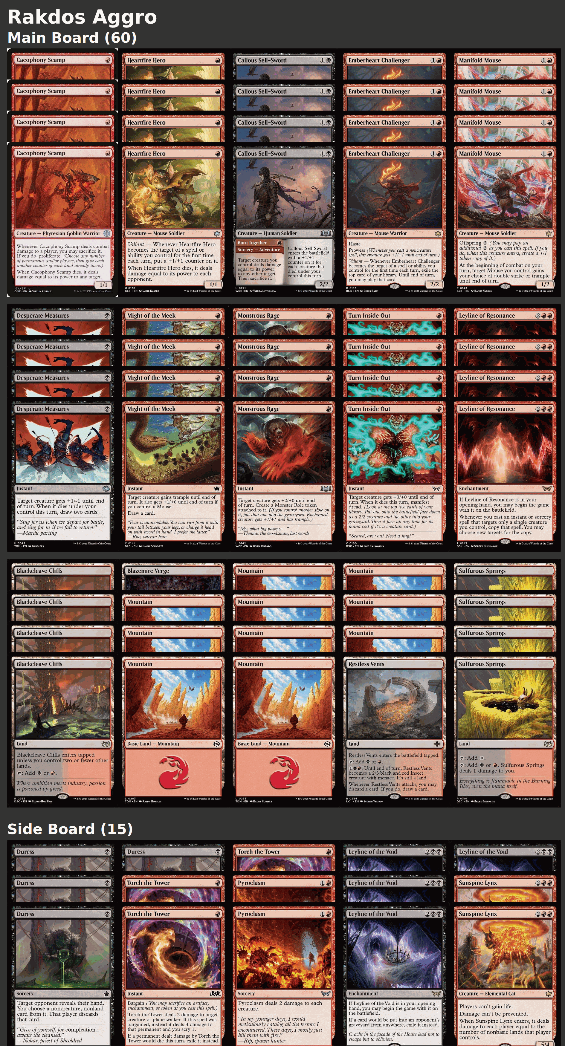 Rakdos Aggro