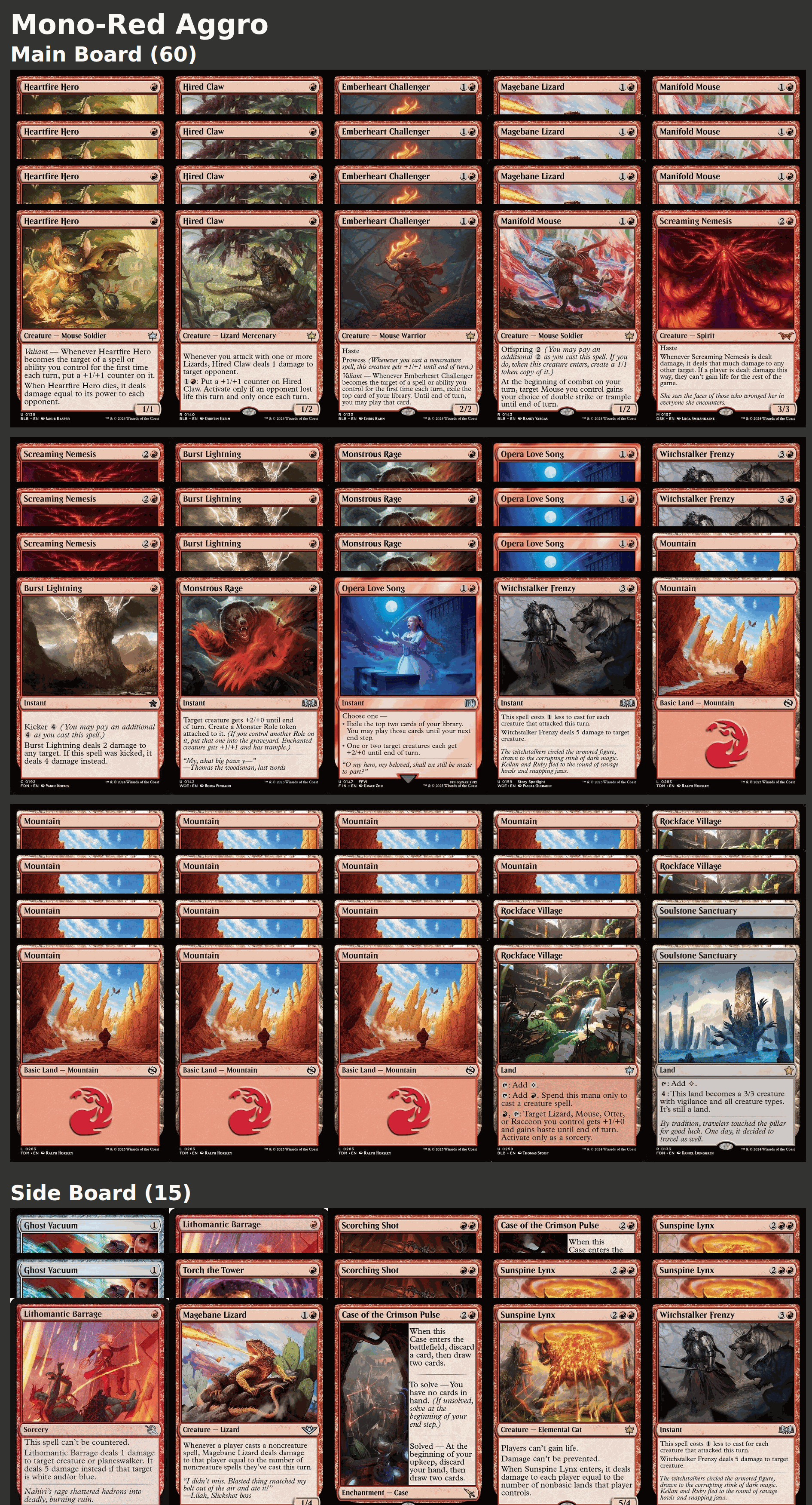 Mono-Red Aggro