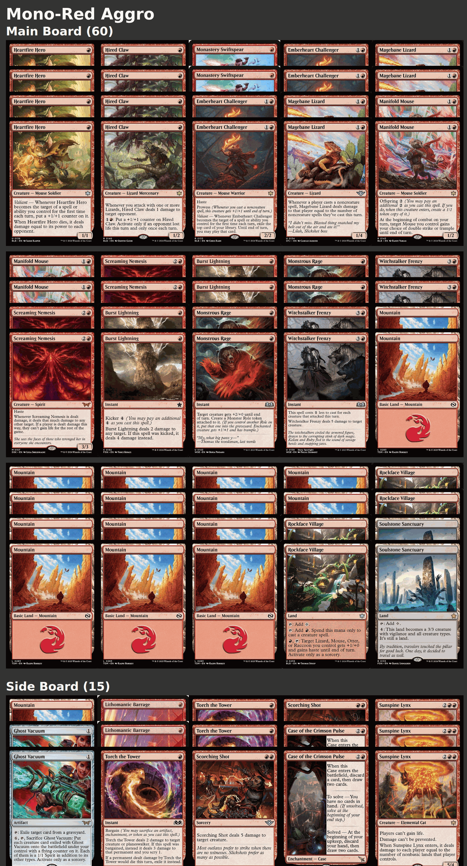 Mono-Red Aggro