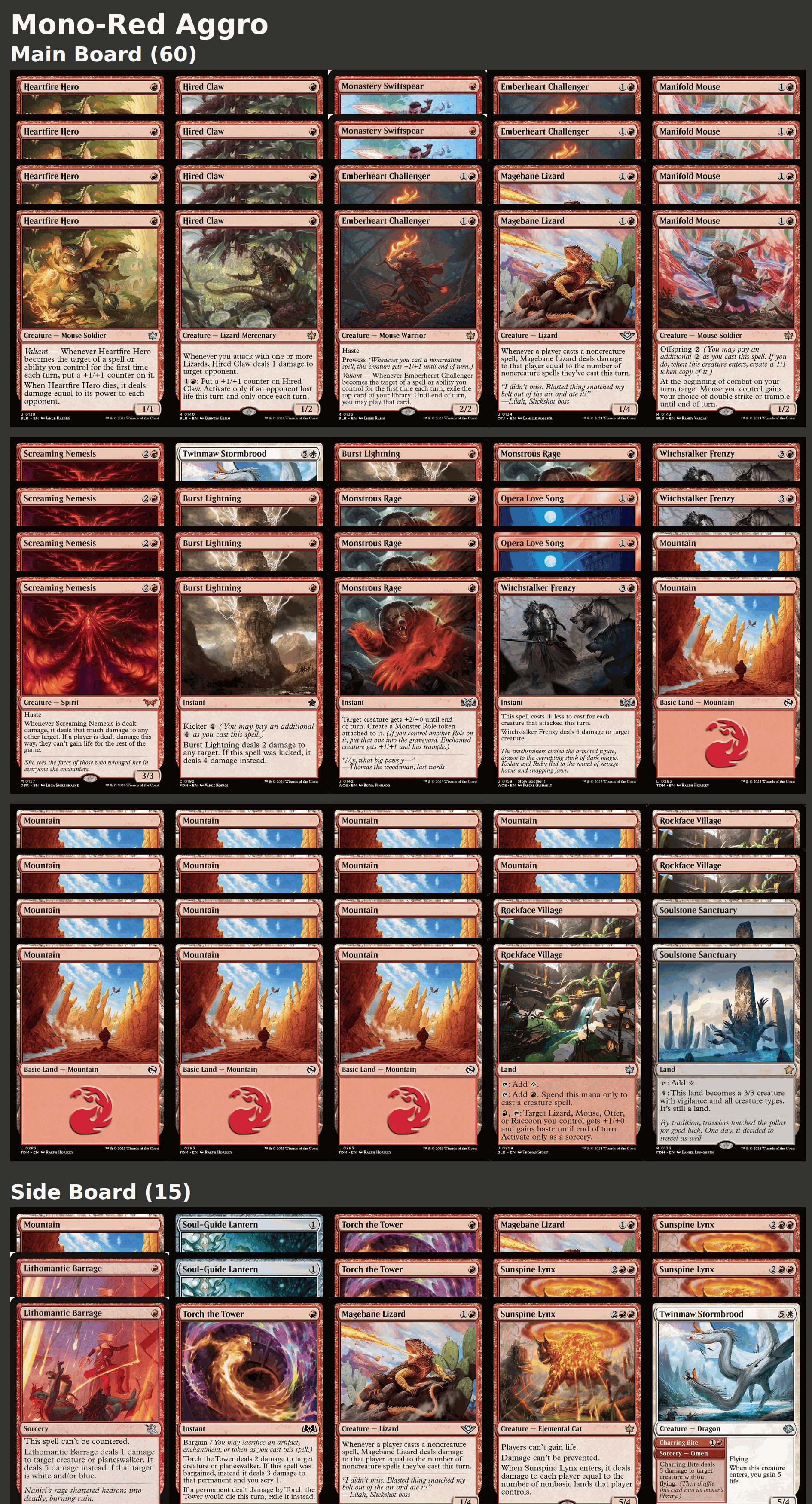 Mono-Red Aggro
